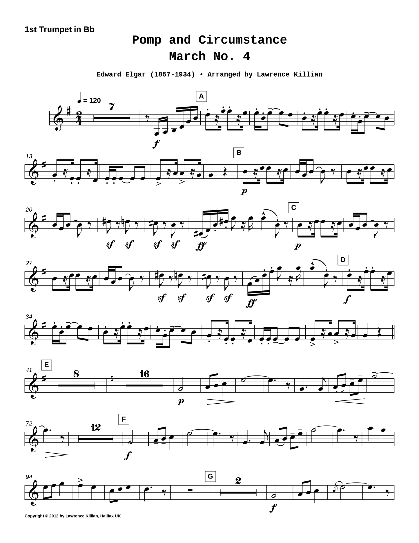 Pomp and Circumstance March No. 4