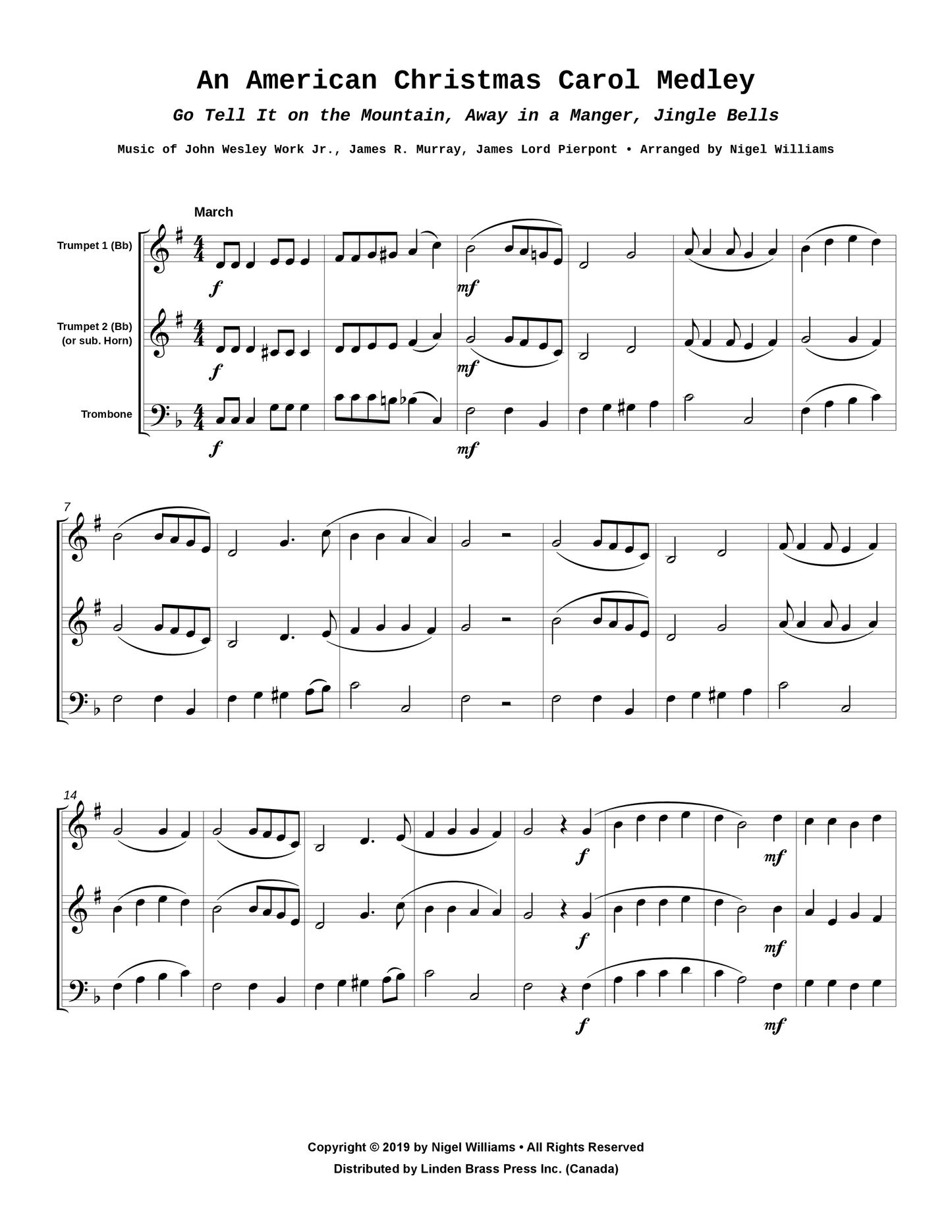 An American Christmas Carol Medley