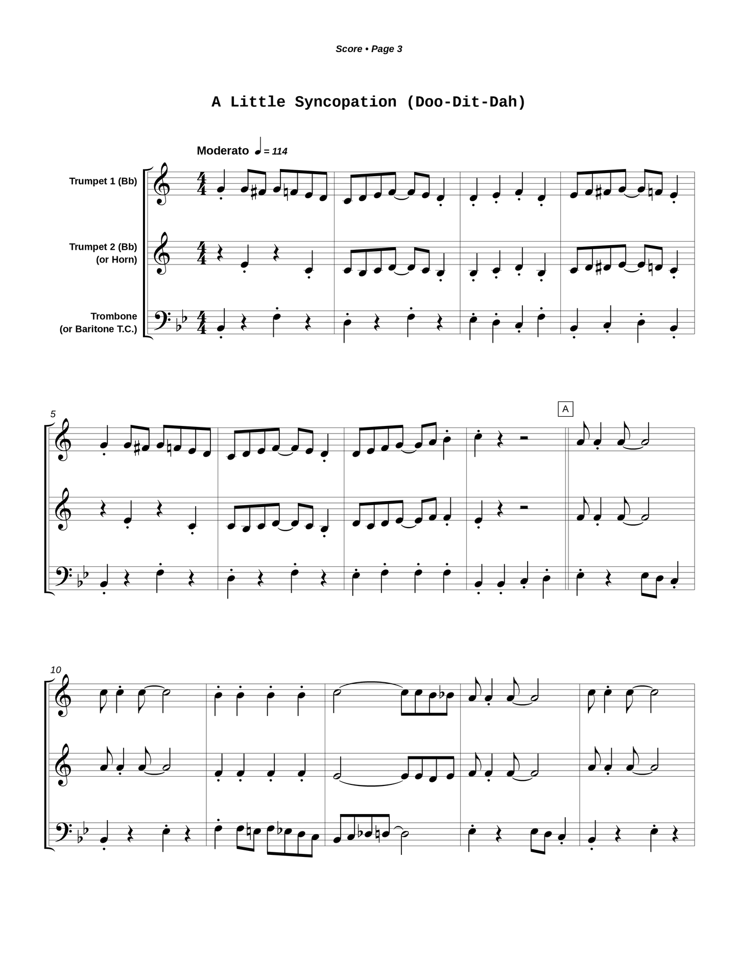 Seven Easy Brass Trios