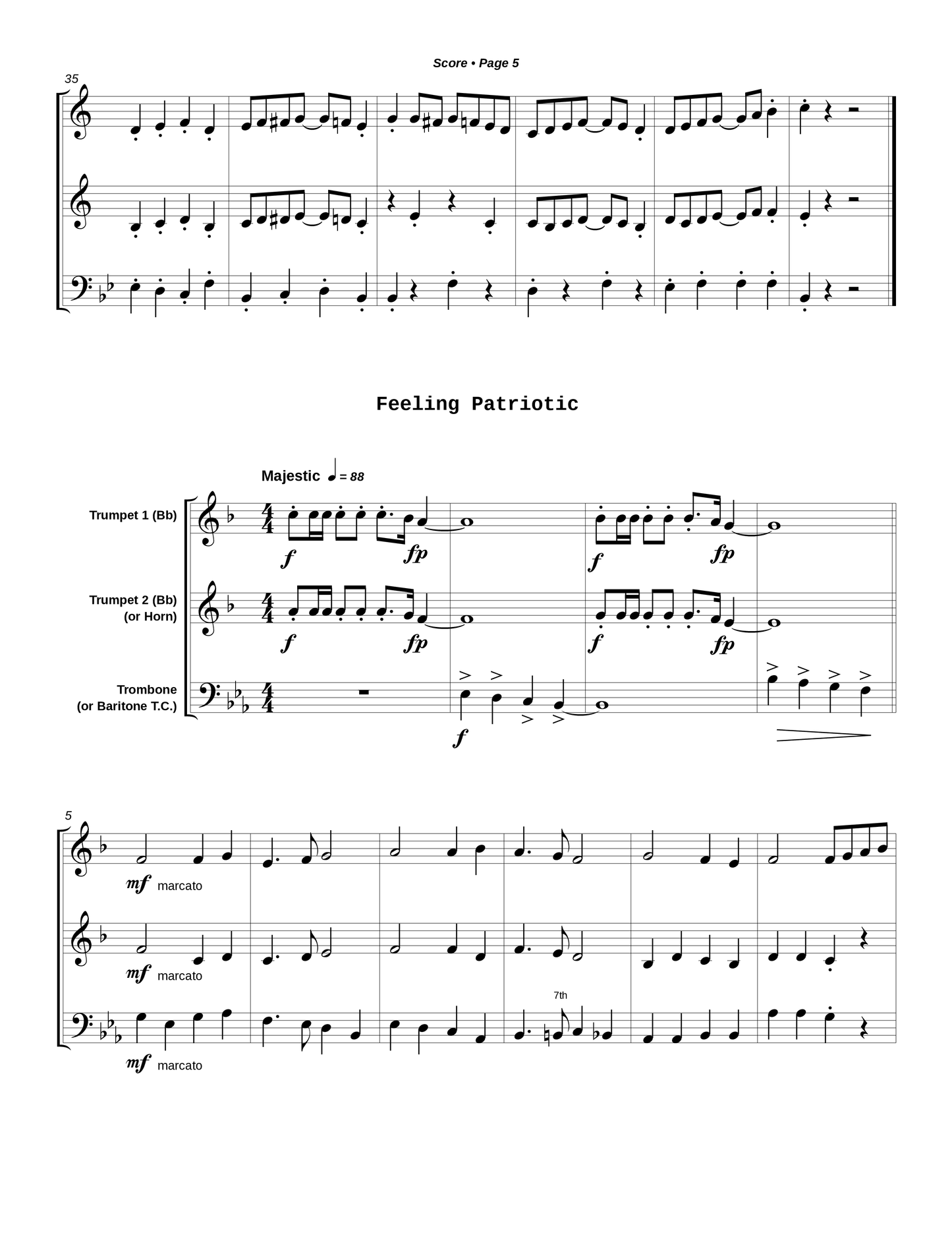 Seven Easy Brass Trios