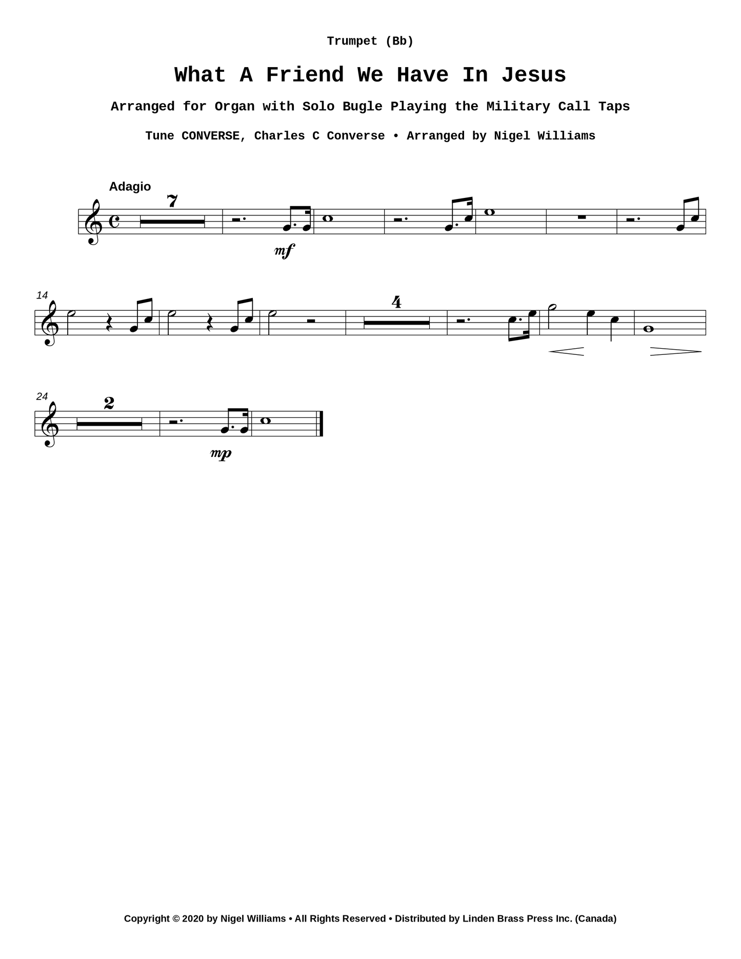 What A Friend We Have In Jesus