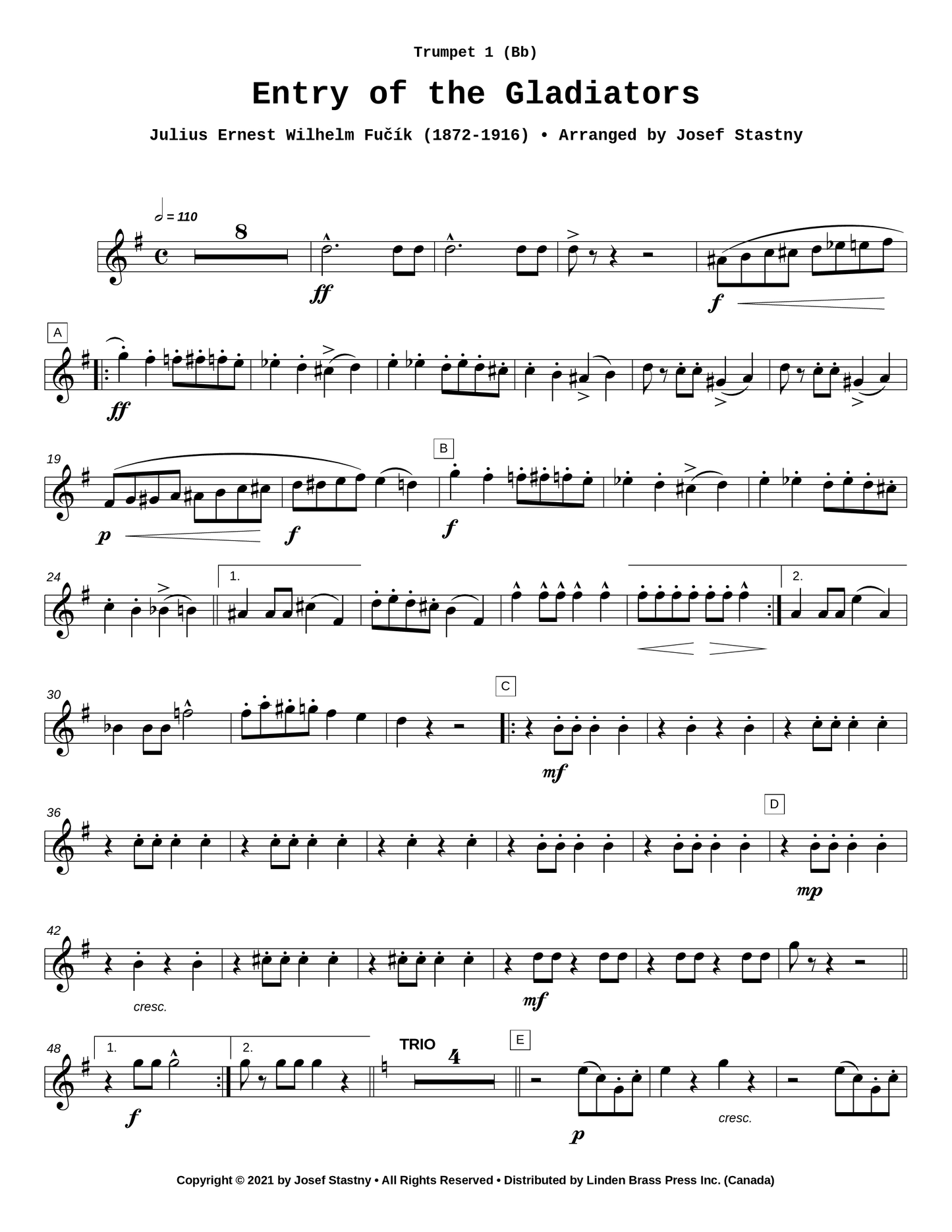 Entry of the Gladiators