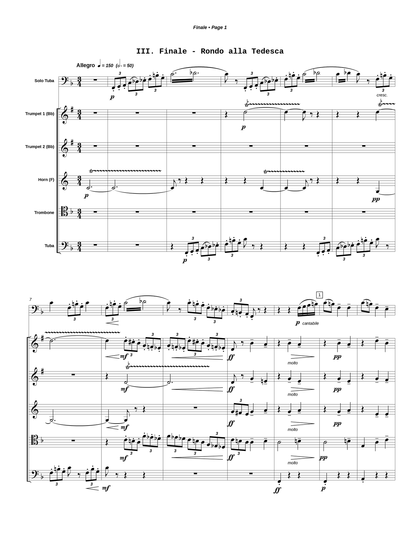 Concerto for Bass Tuba