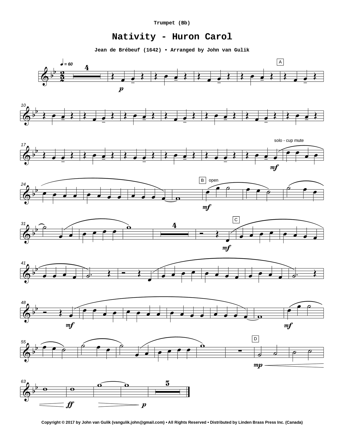 Nativity – Huron Carol