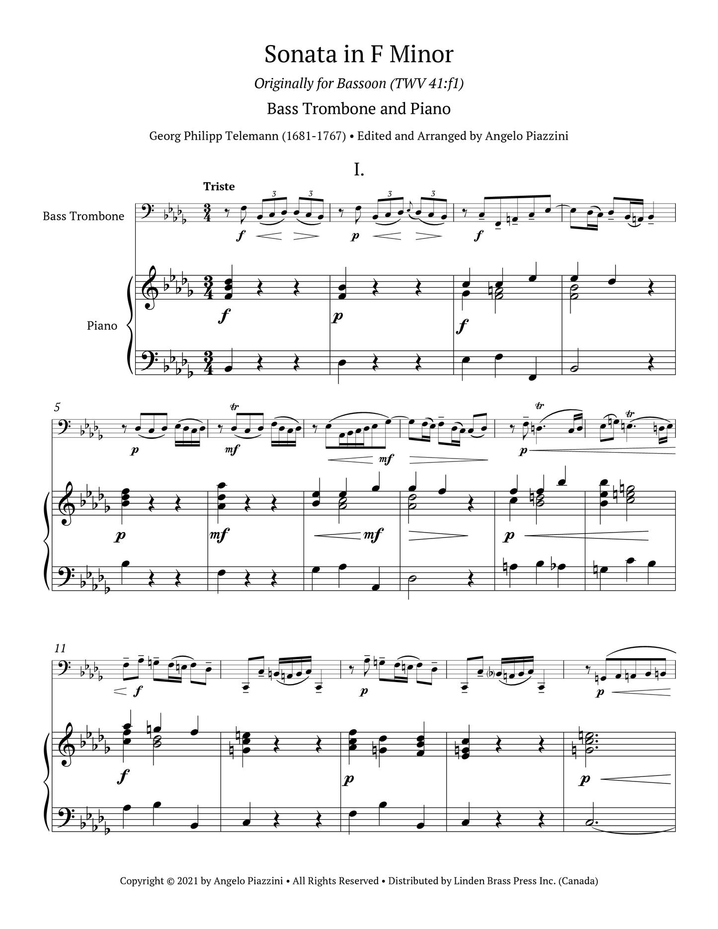 Sonata in F Minor