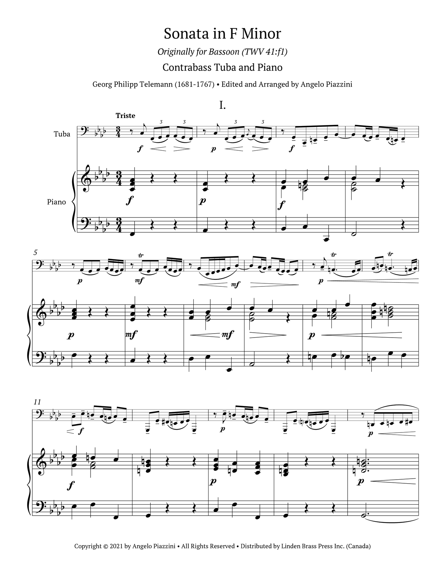 Sonata in F Minor