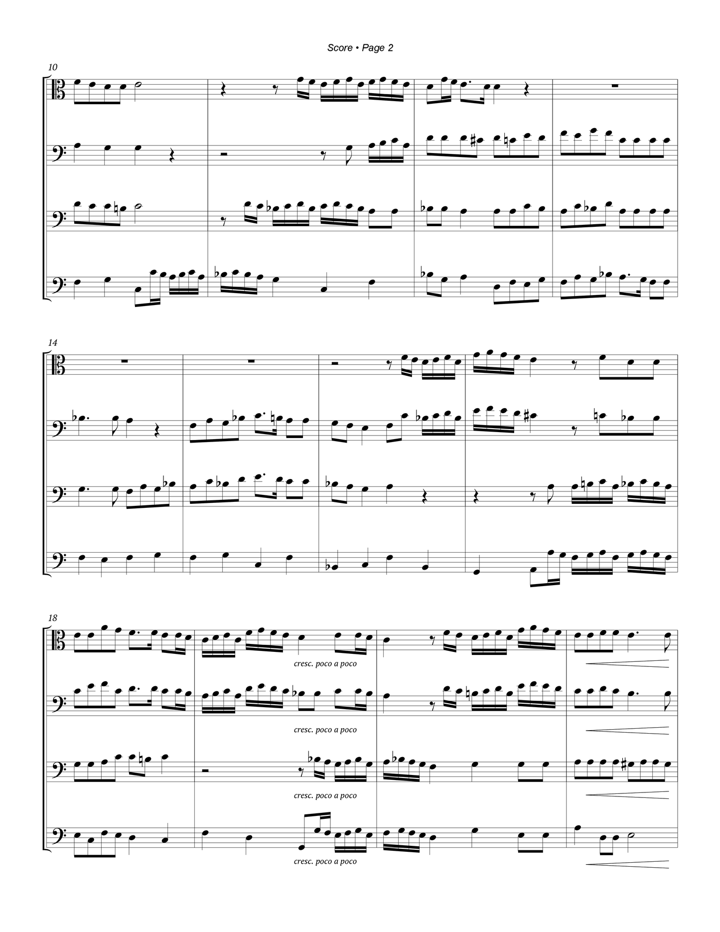 Sonata for Four Trombones