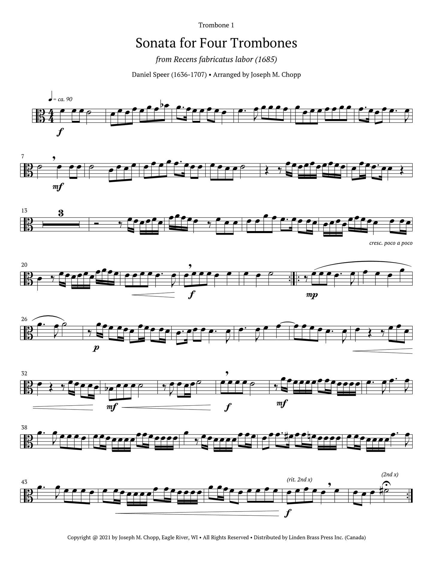 Sonata for Four Trombones