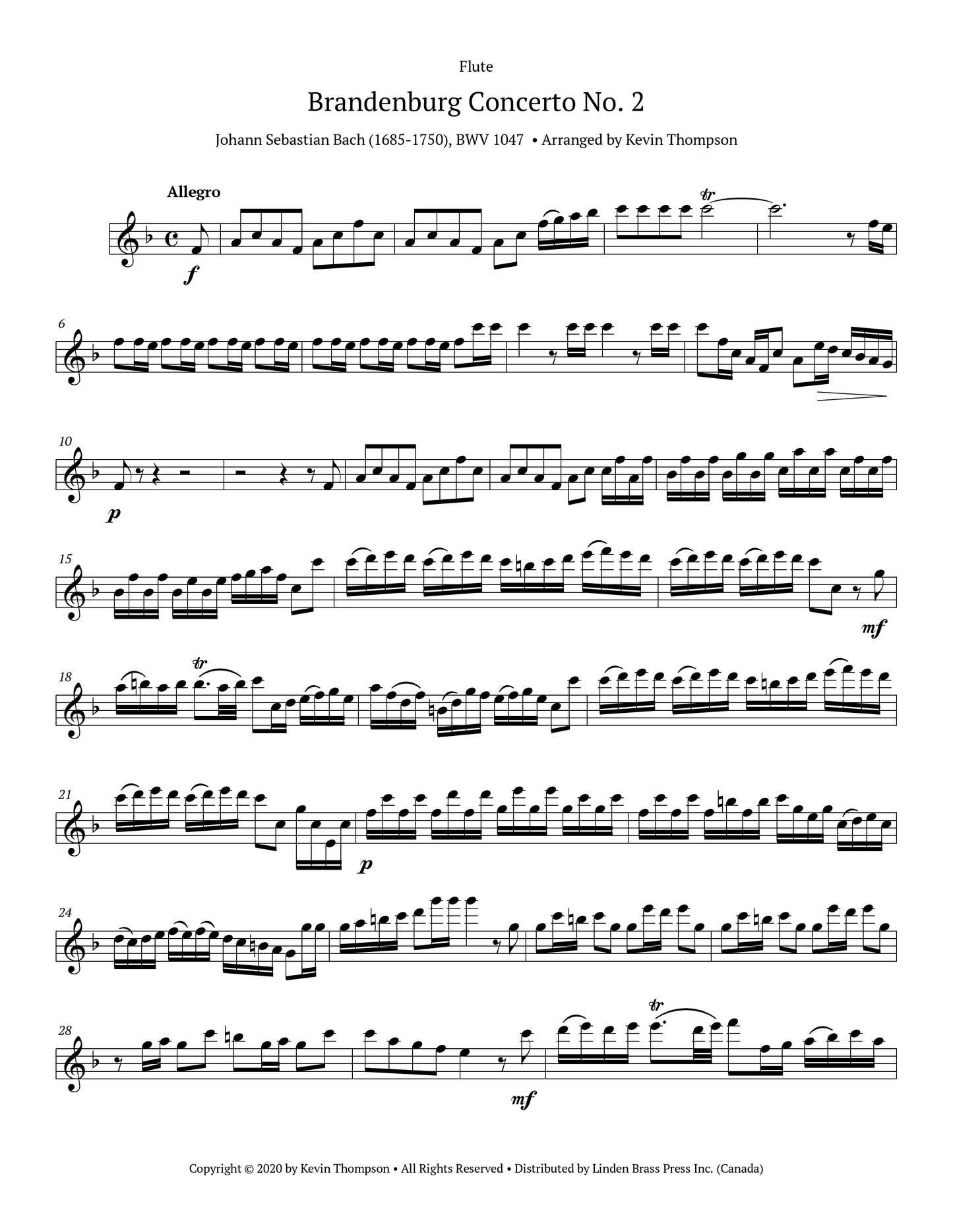 Brandenburg Concerto No. 2