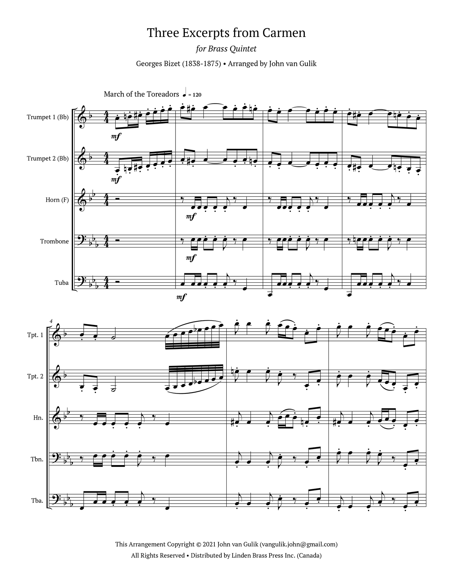 Three Excerpts from Carmen