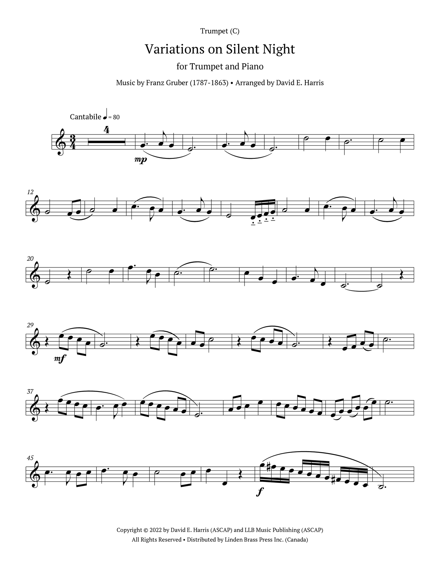 Variations on Silent Night