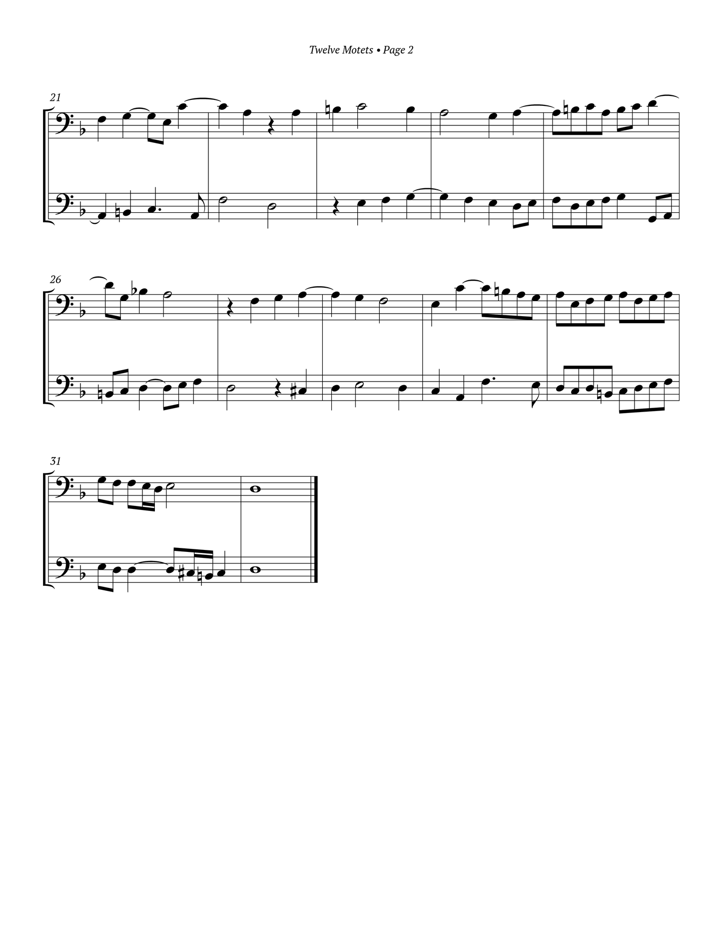 Cantiones Duum Vocum