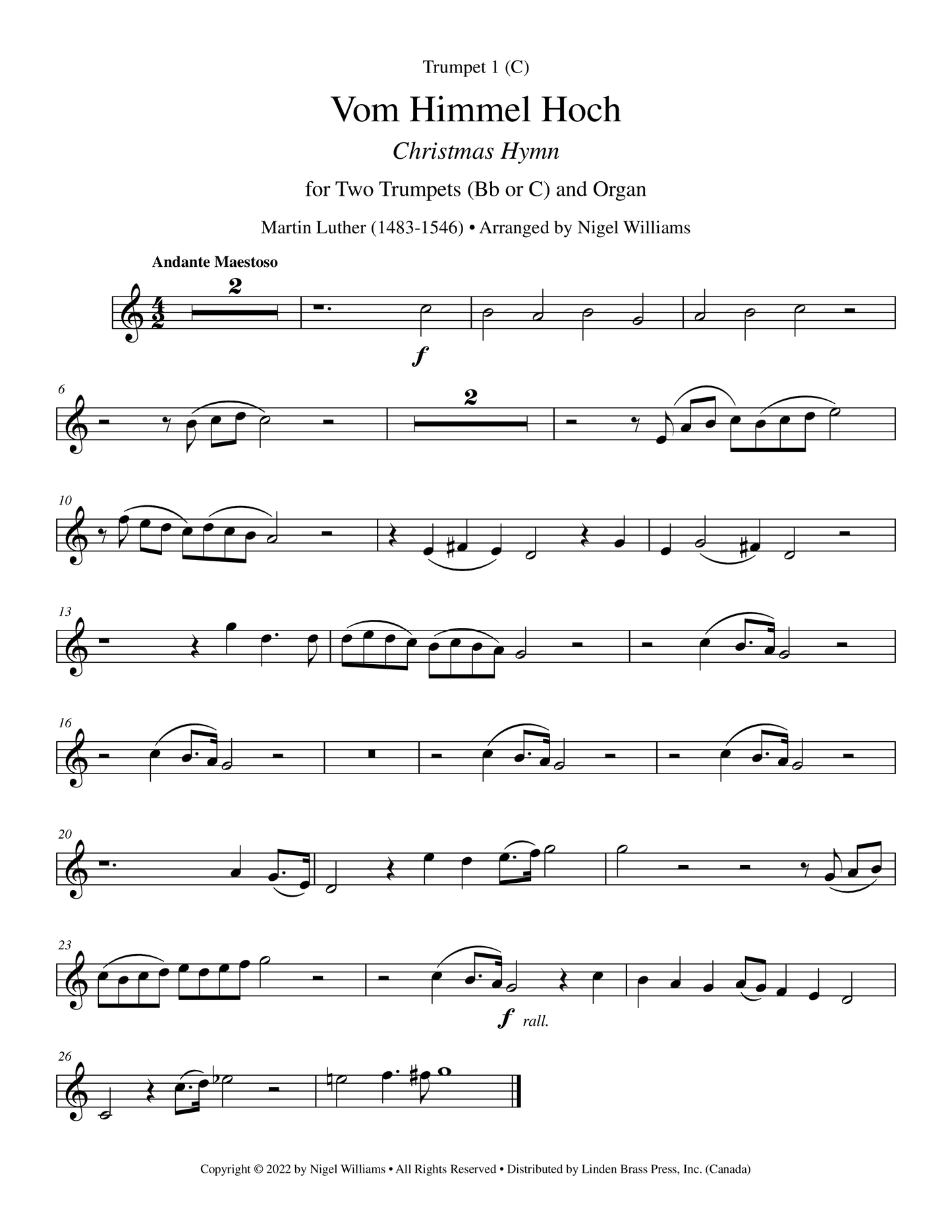 Vom Himmel Hoch (Christmas Hymn)