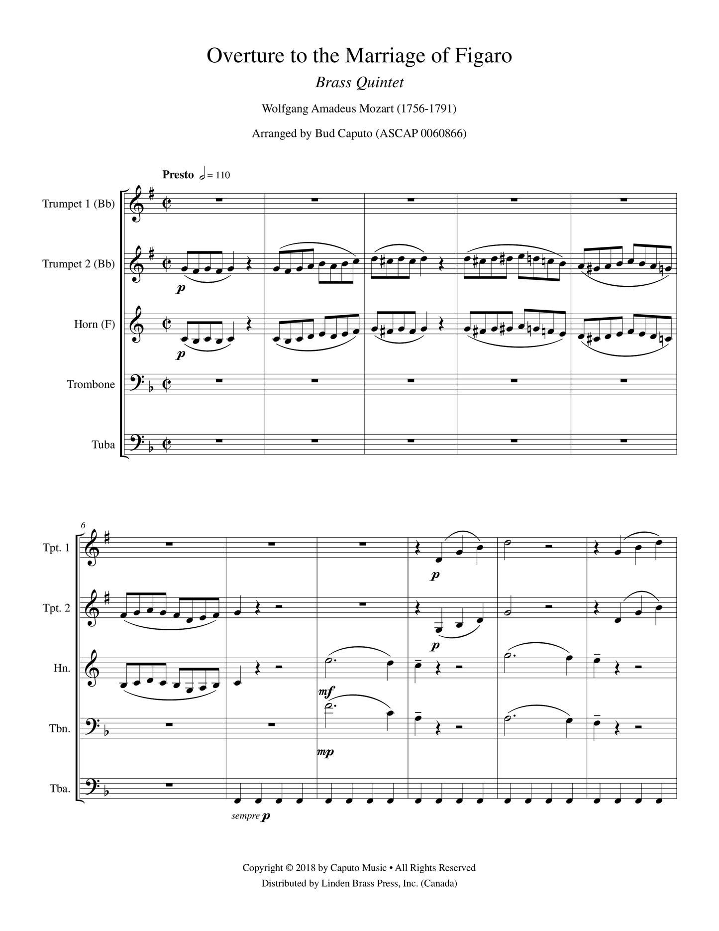 Overture to the Marriage of Figaro
