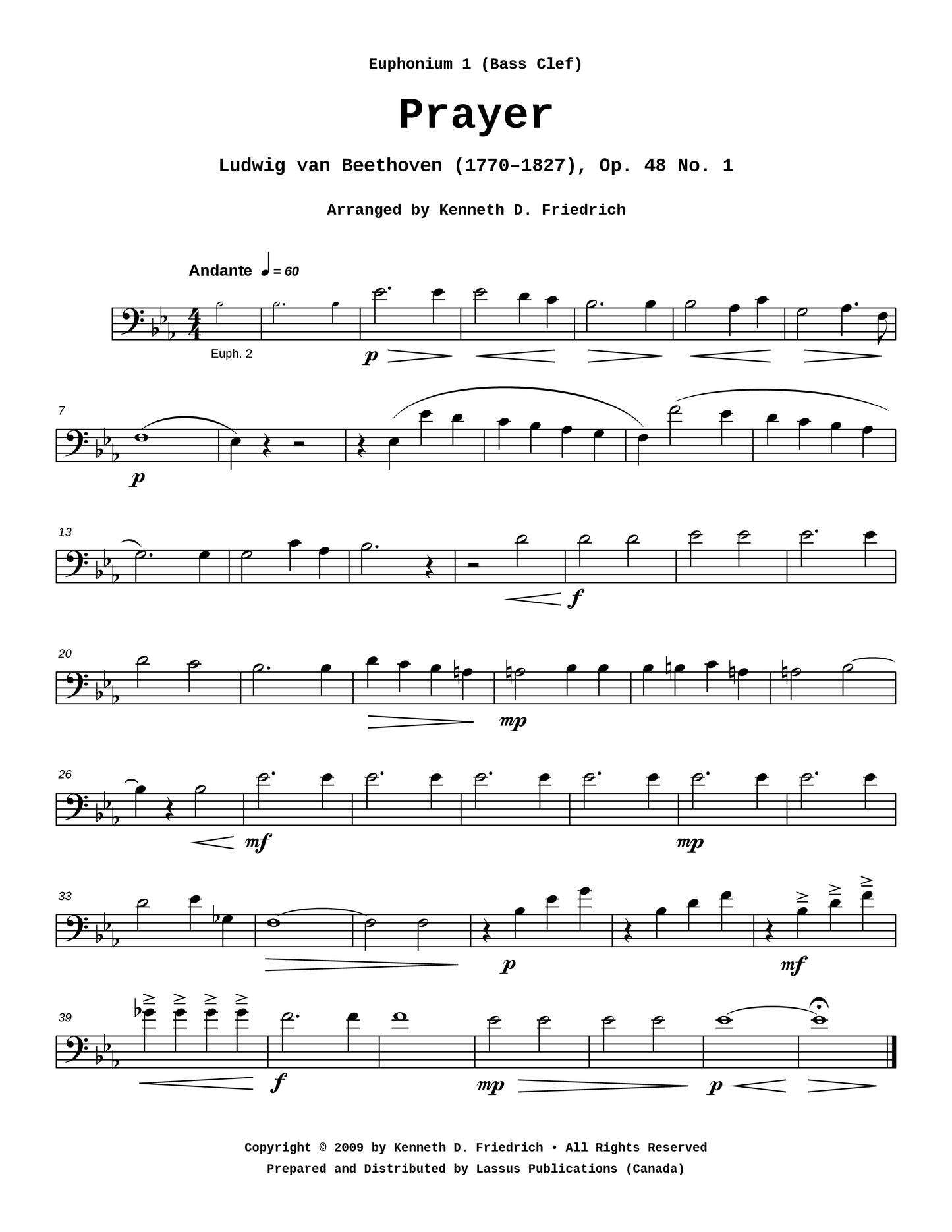 Prayer, Op. 48 No. 1