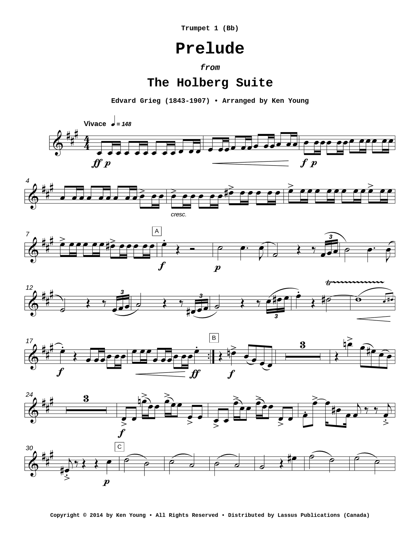 Prelude from The Holberg Suite