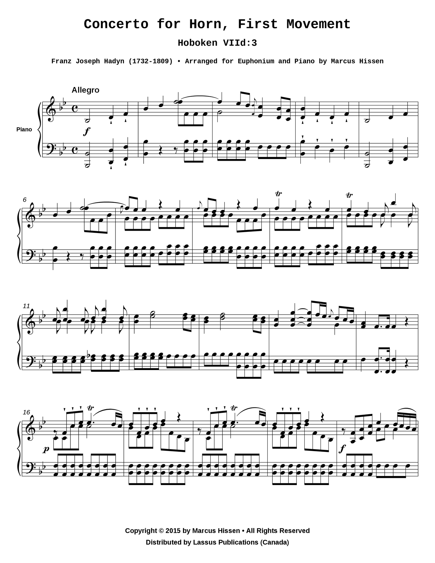 Concerto, First Movement