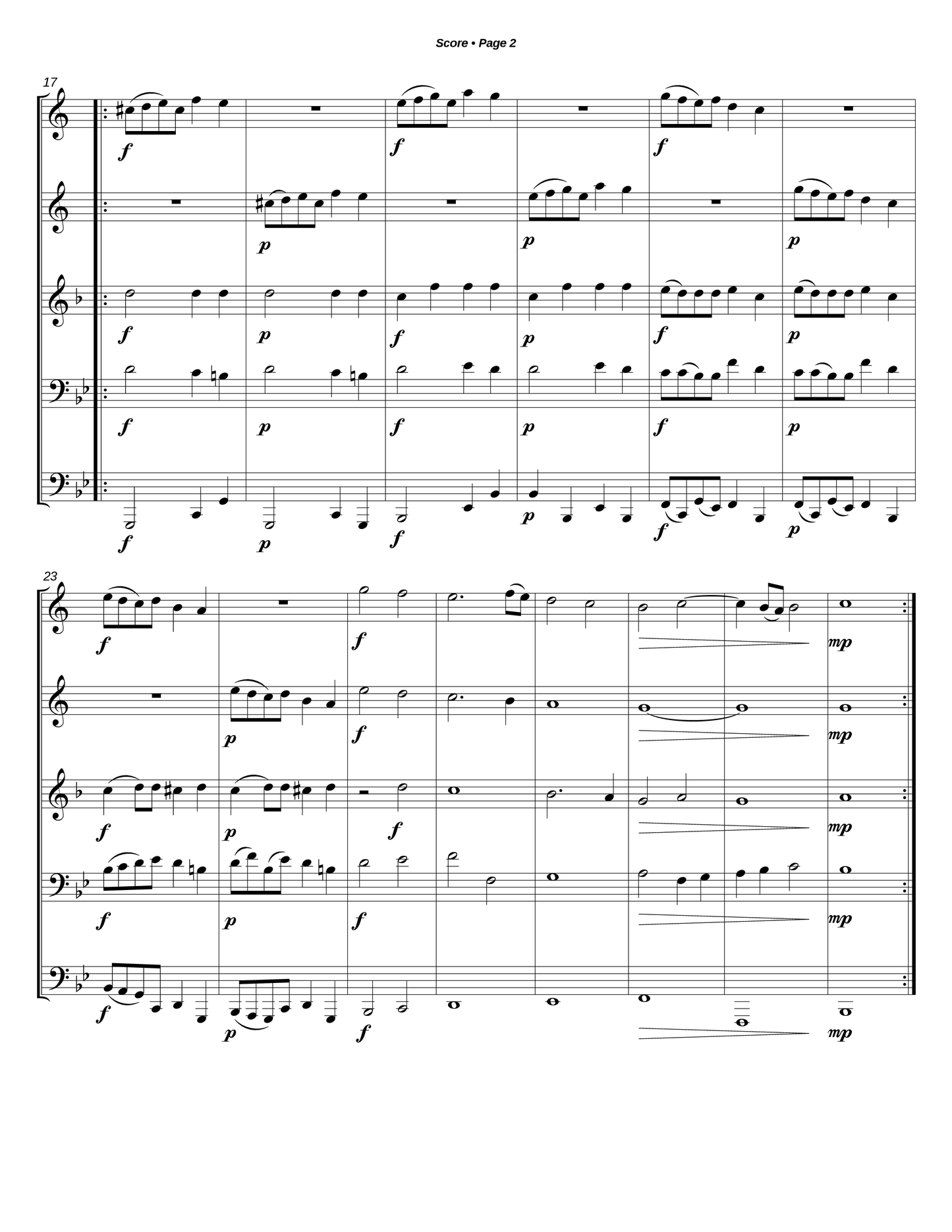 Banchetto Musicale (Banquet Musical)