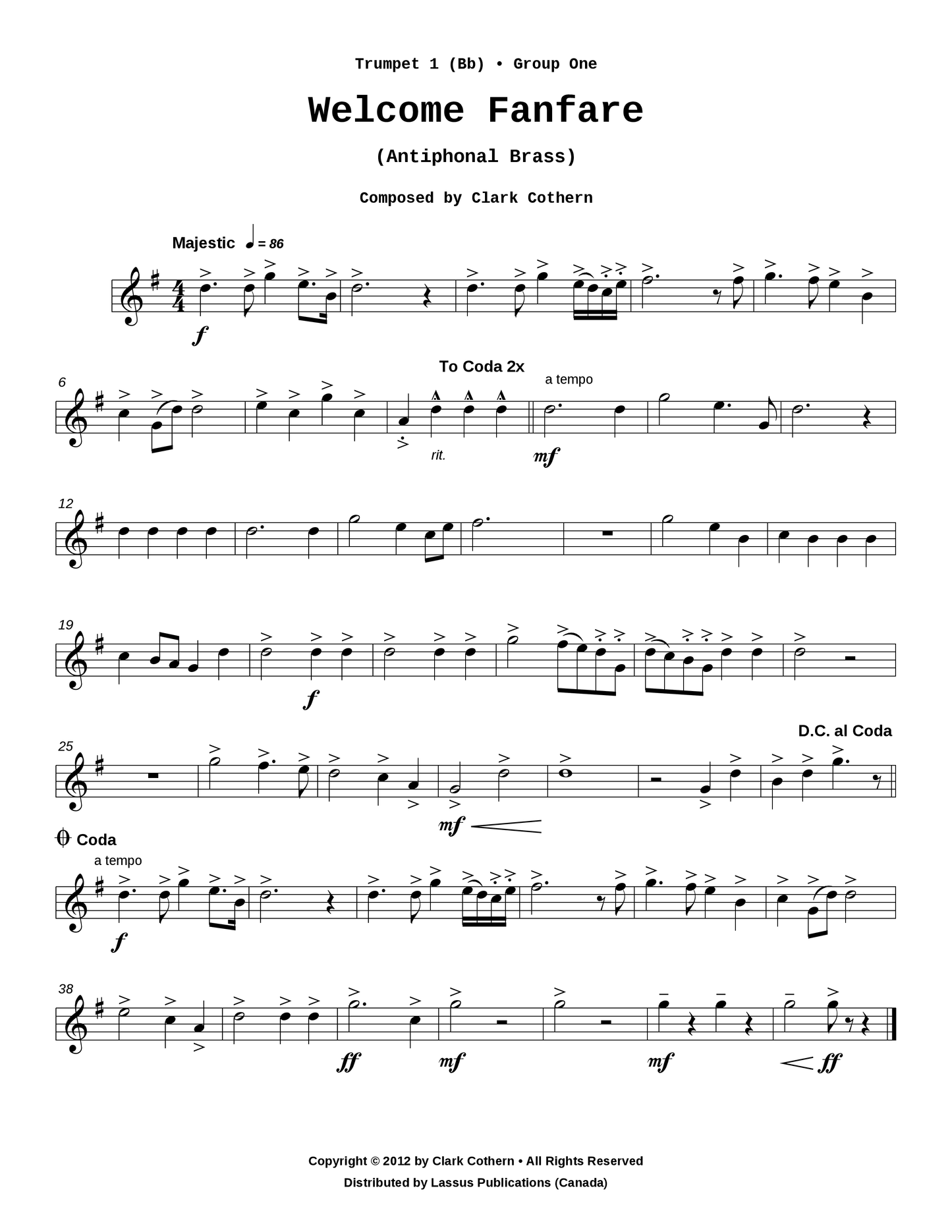 Welcome Fanfare