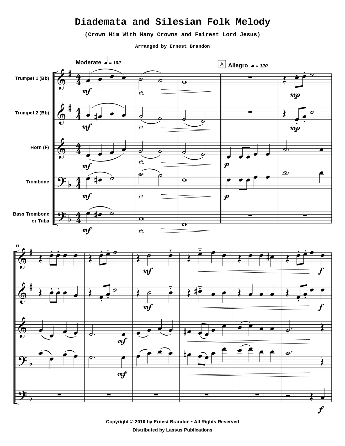 Easter Diademata and Silesian Folk Melody