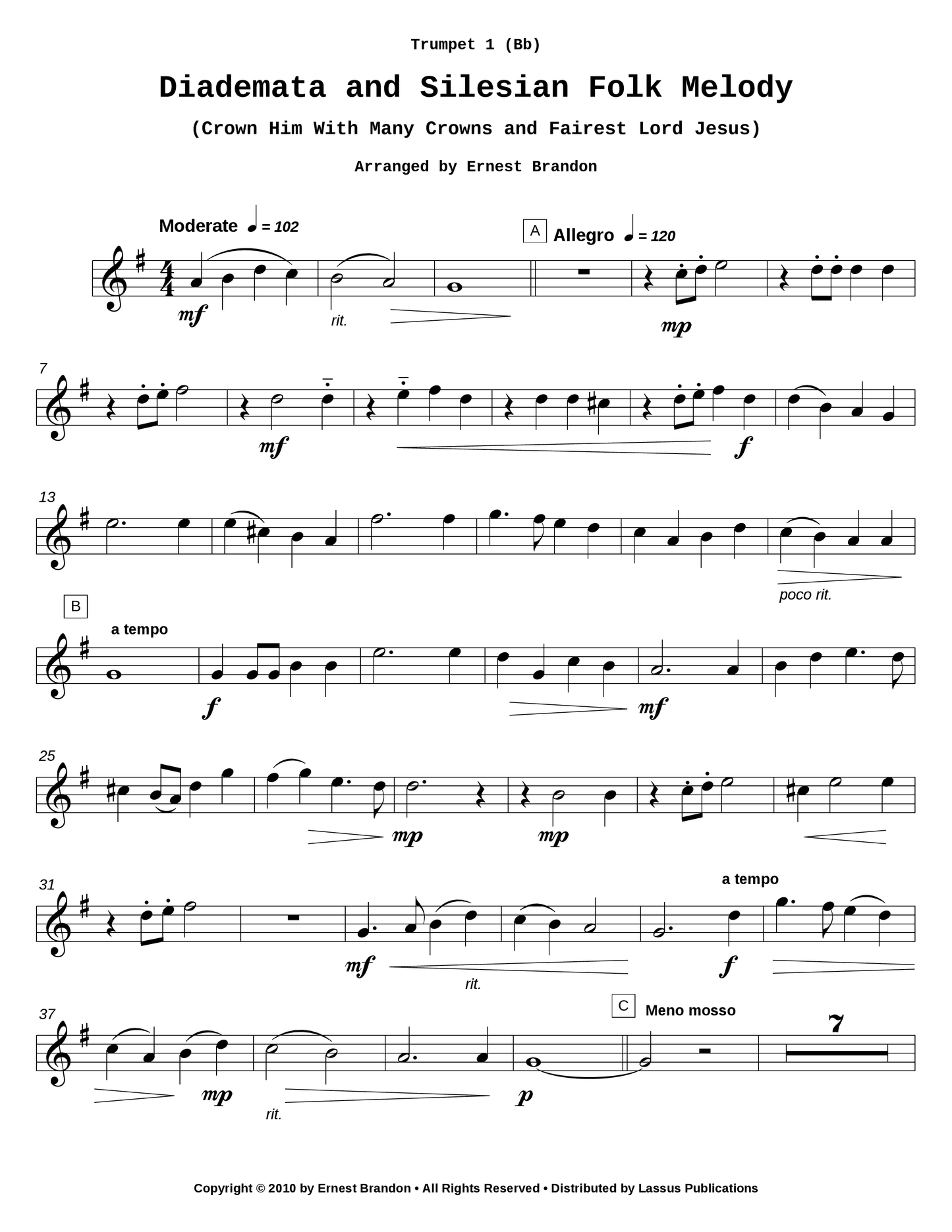 Easter Diademata and Silesian Folk Melody