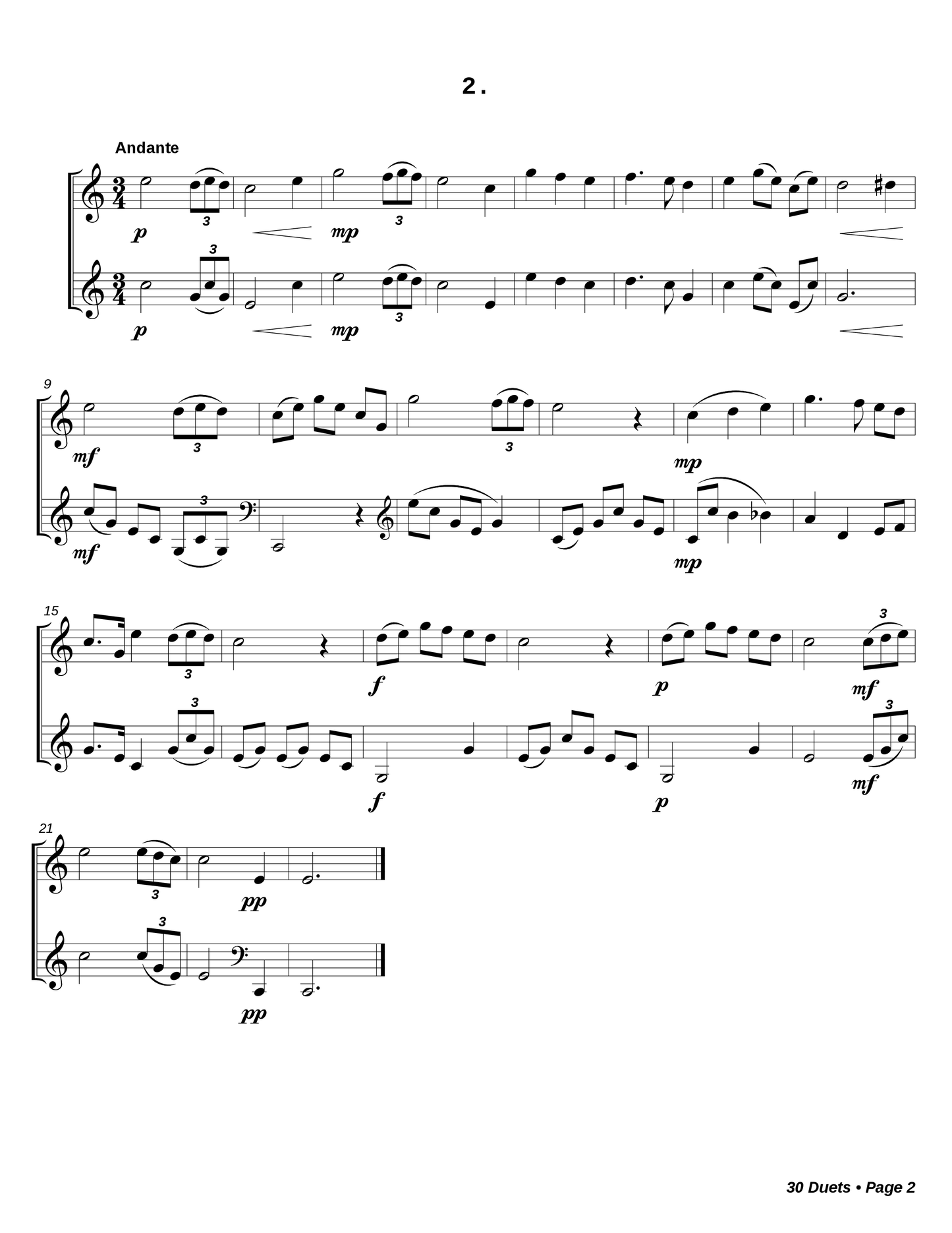 30 Duets for Horn
