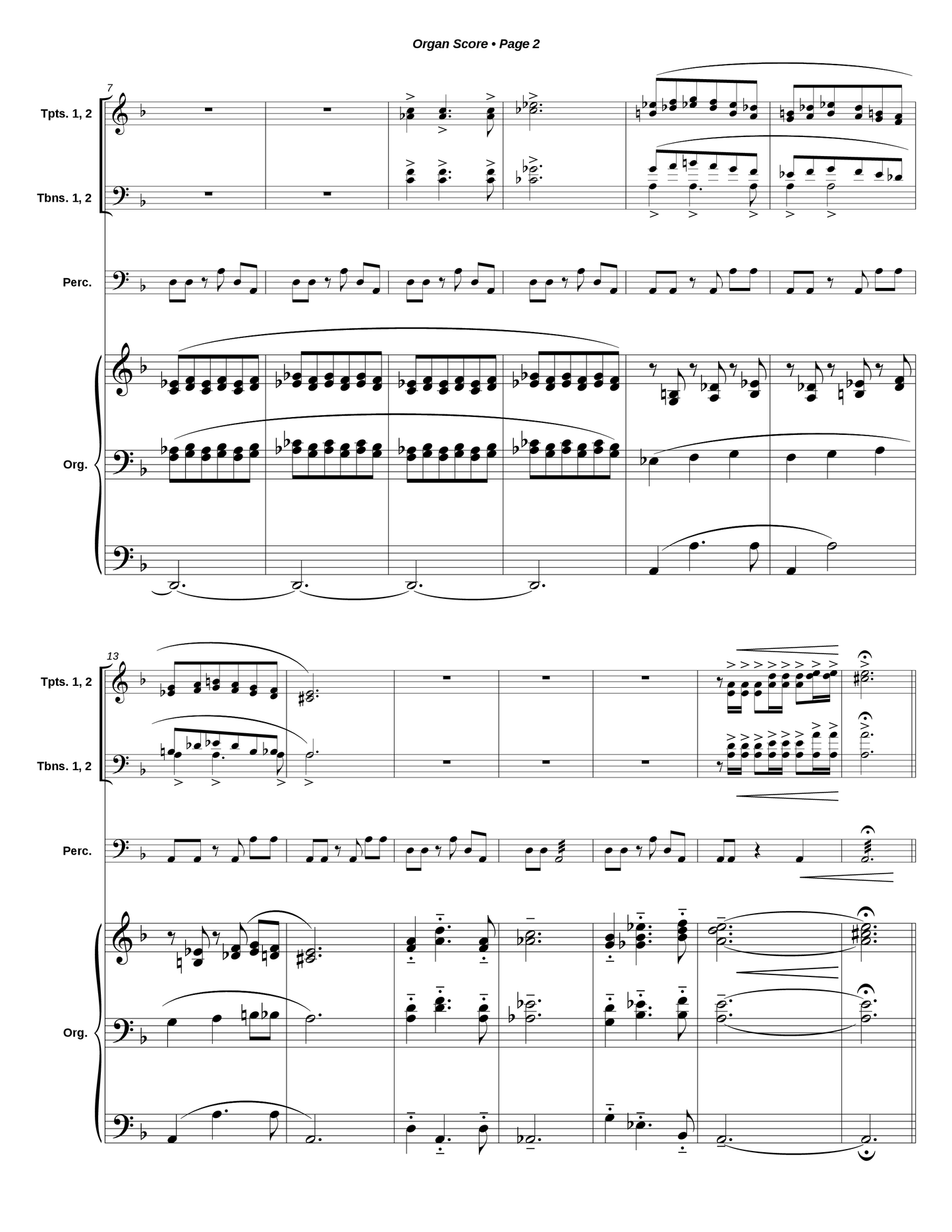 Fanfare on The Strife Is O'er