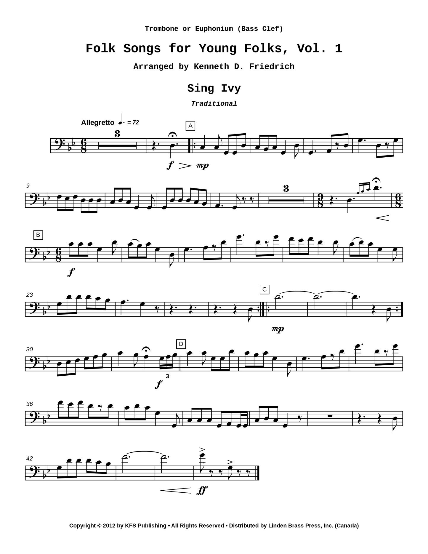 Folk Songs for Young Folks, Vol. 1