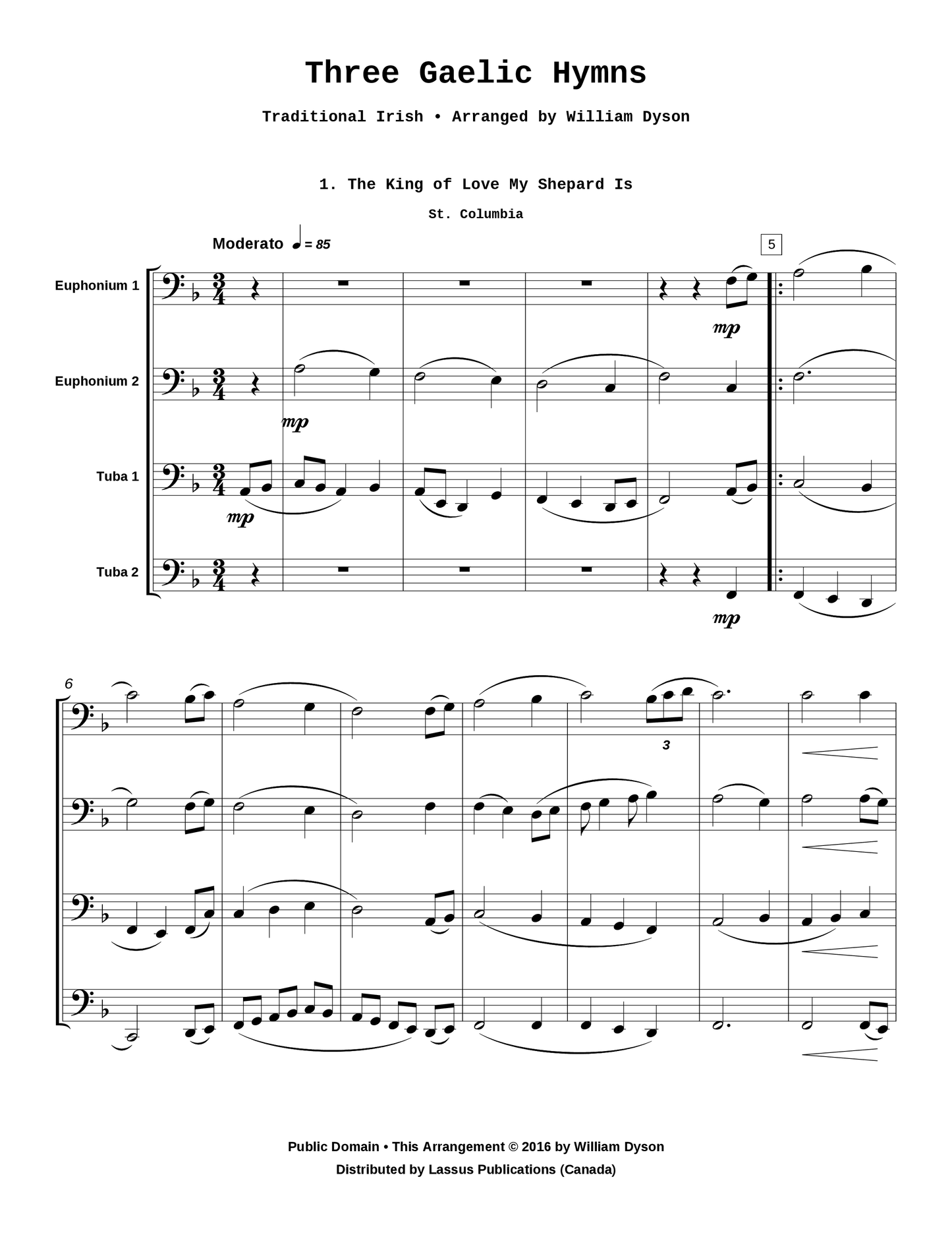 Three Gaelic Hymns