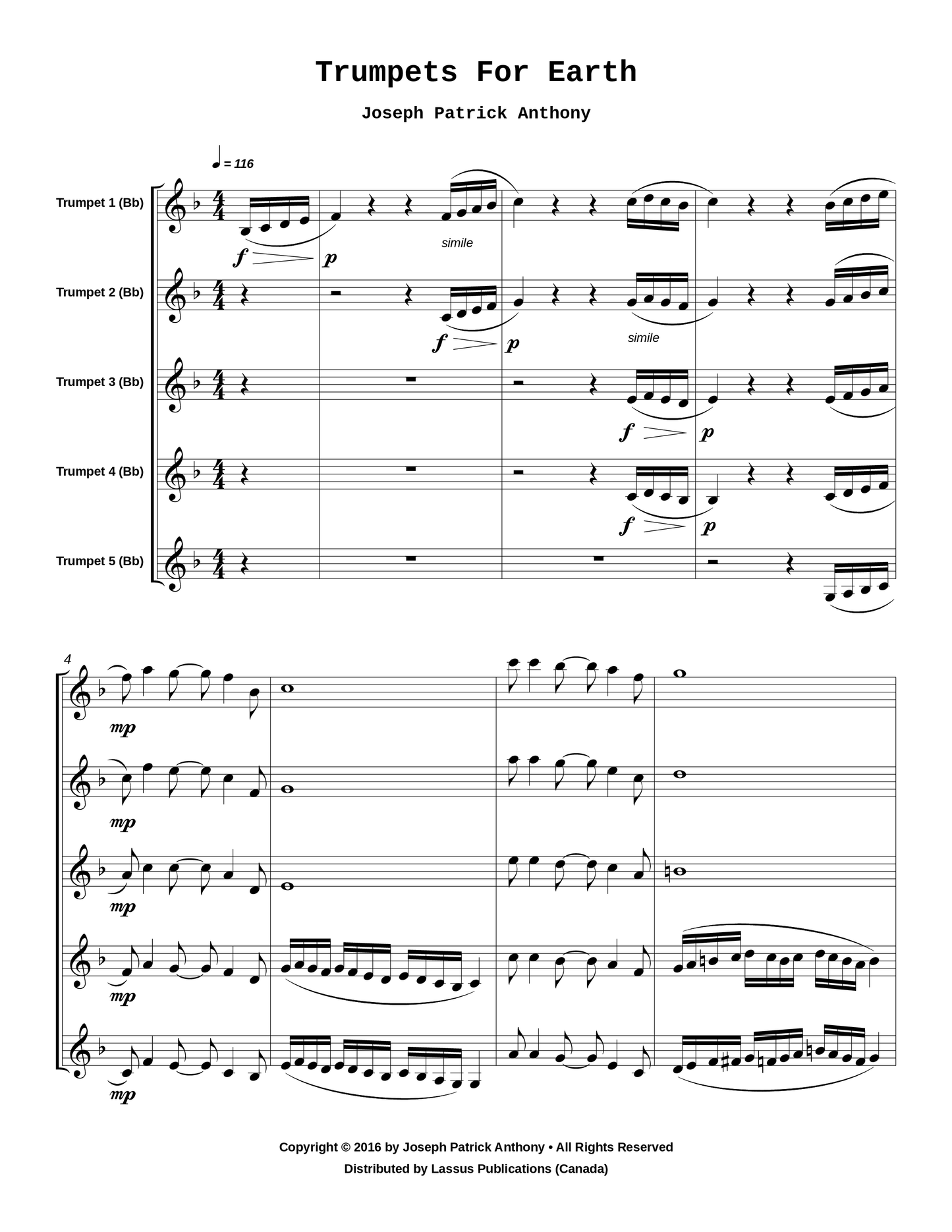 Trumpets for Earth