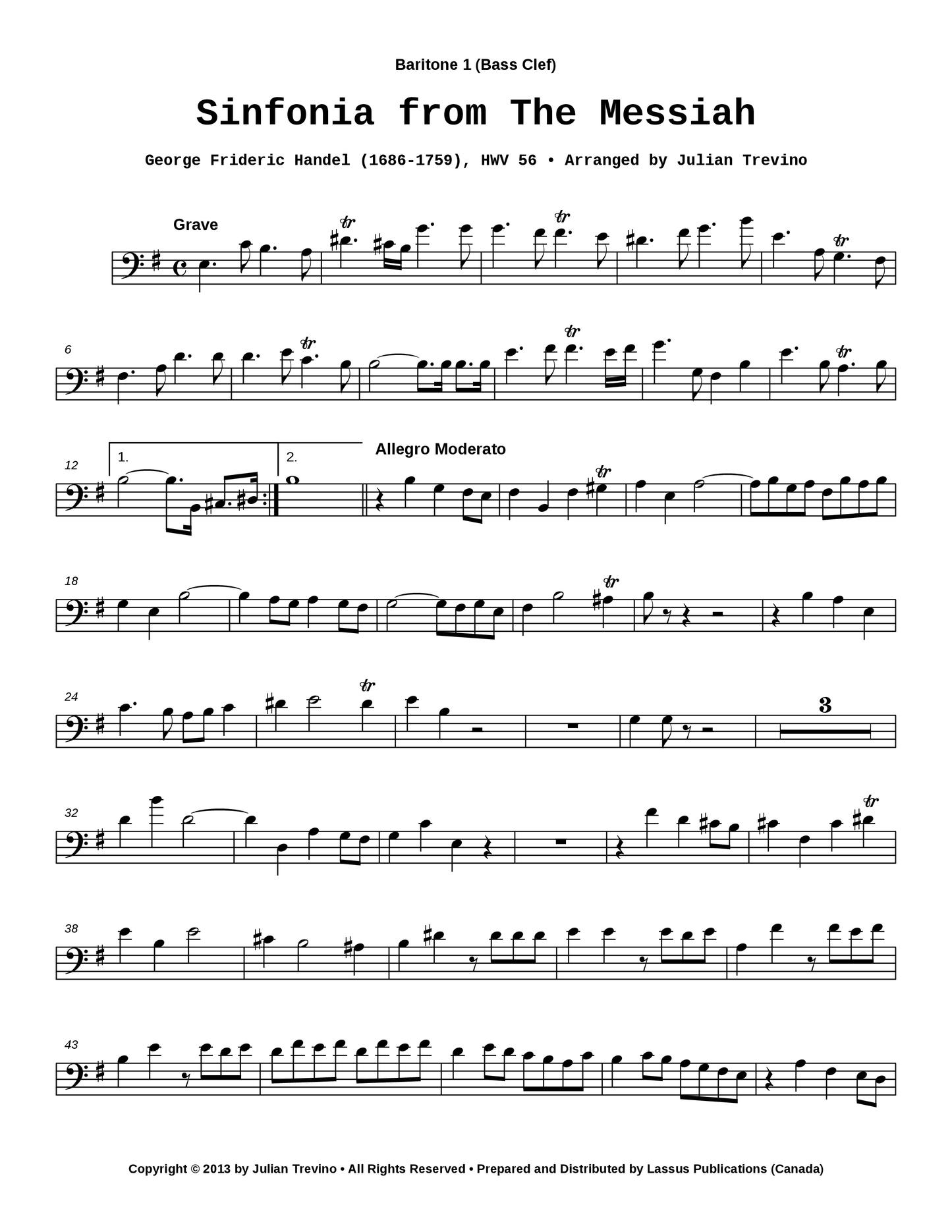 Sinfonia from The Messiah