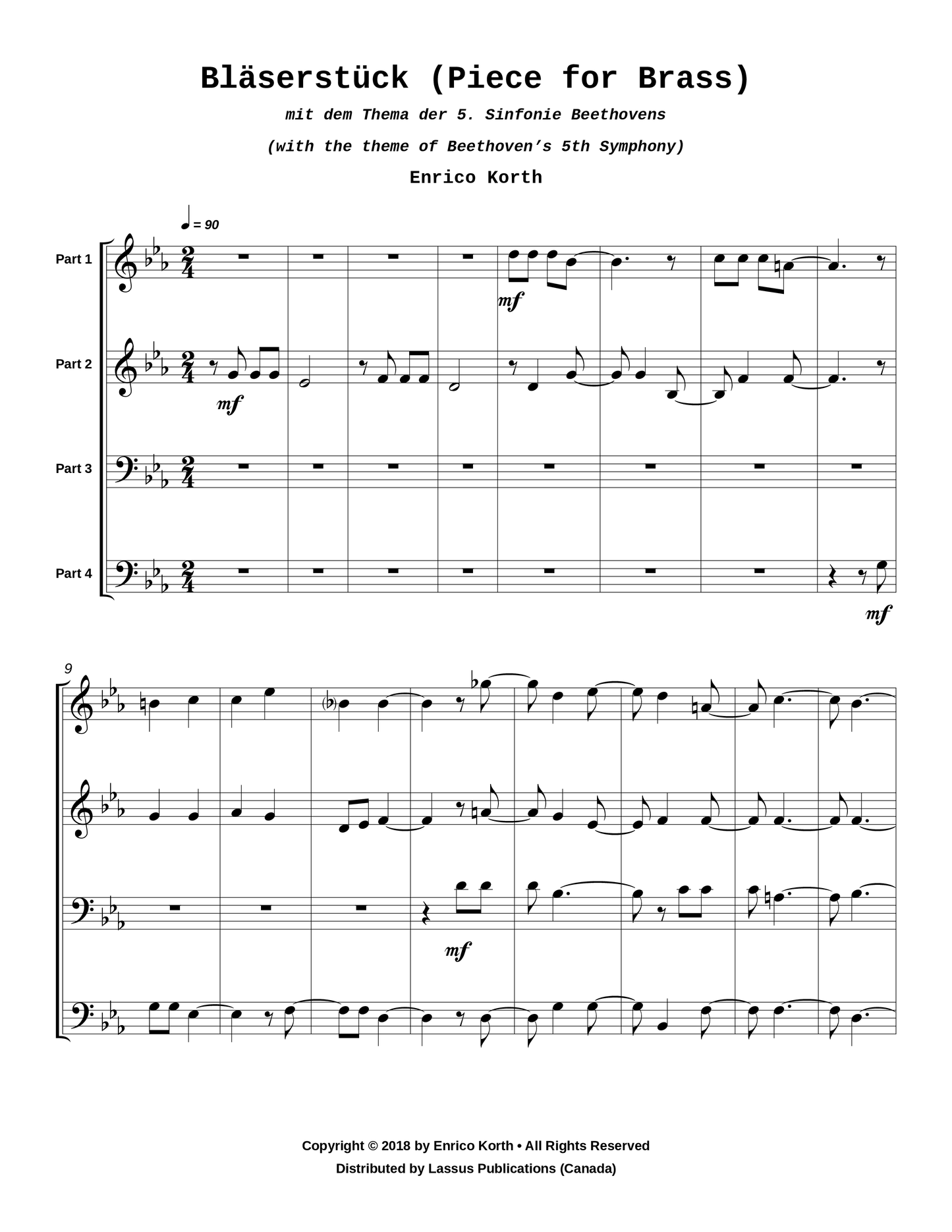 Bläserstück (Piece for Brass)