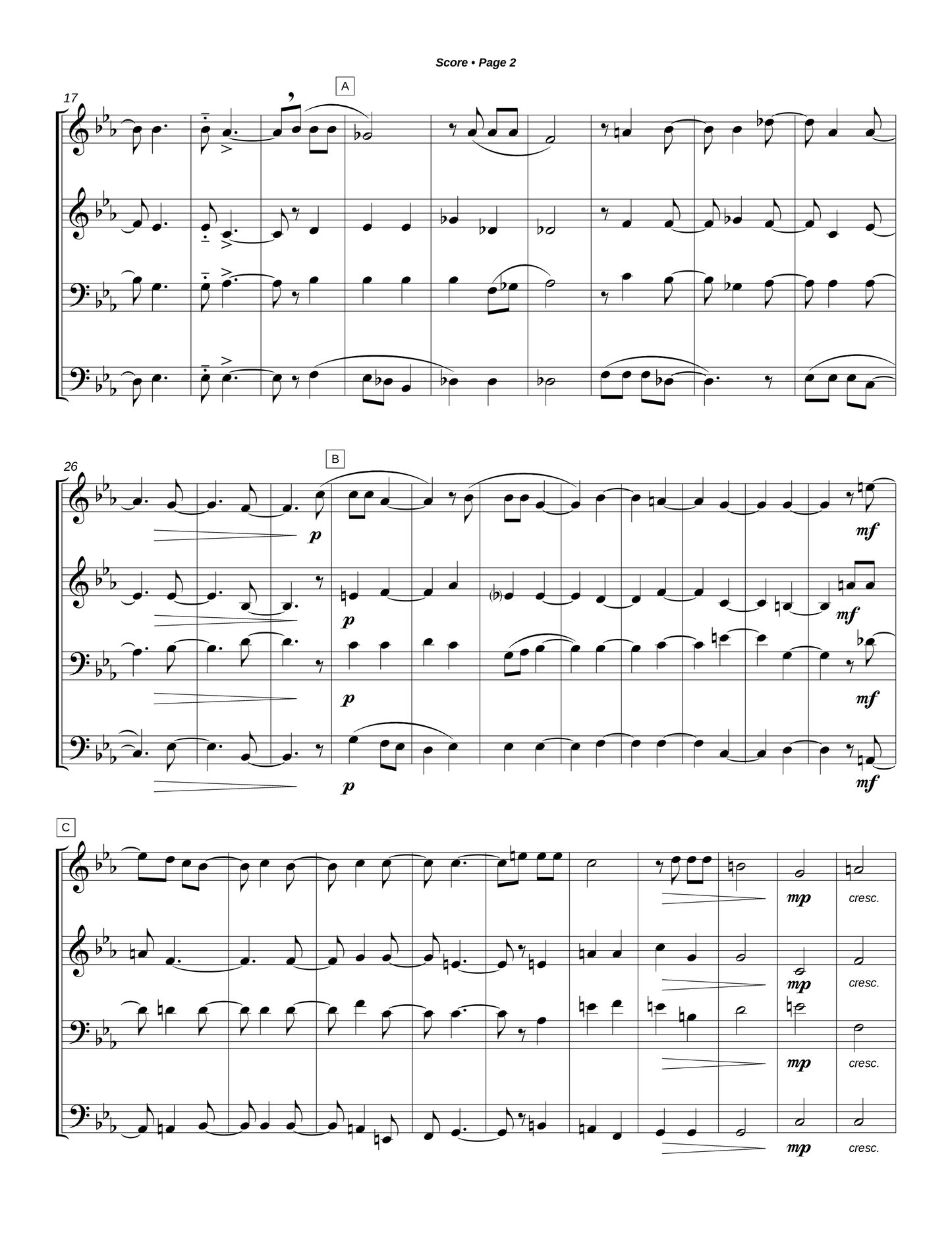 Bläserstück (Piece for Brass)
