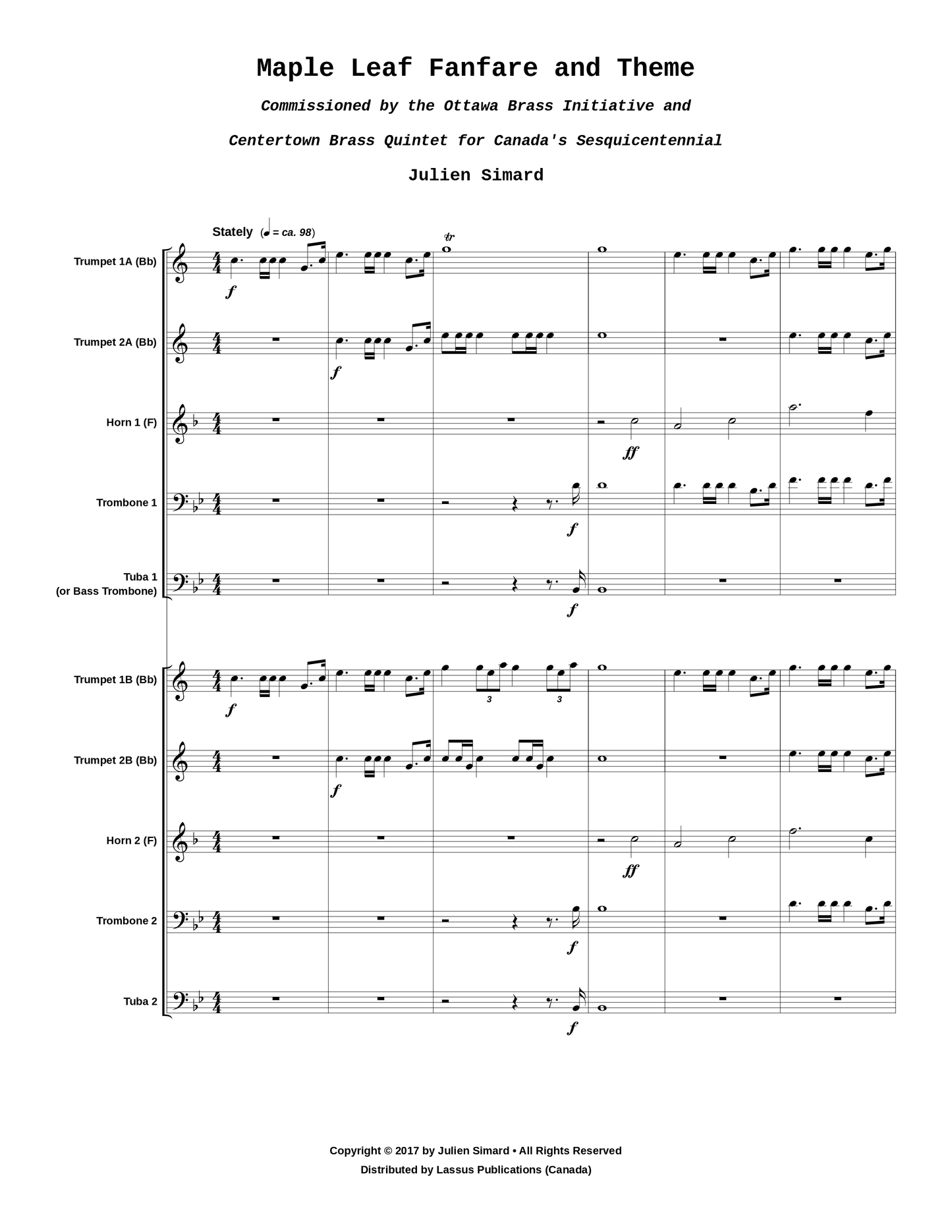 Maple Leaf Fanfare and Theme