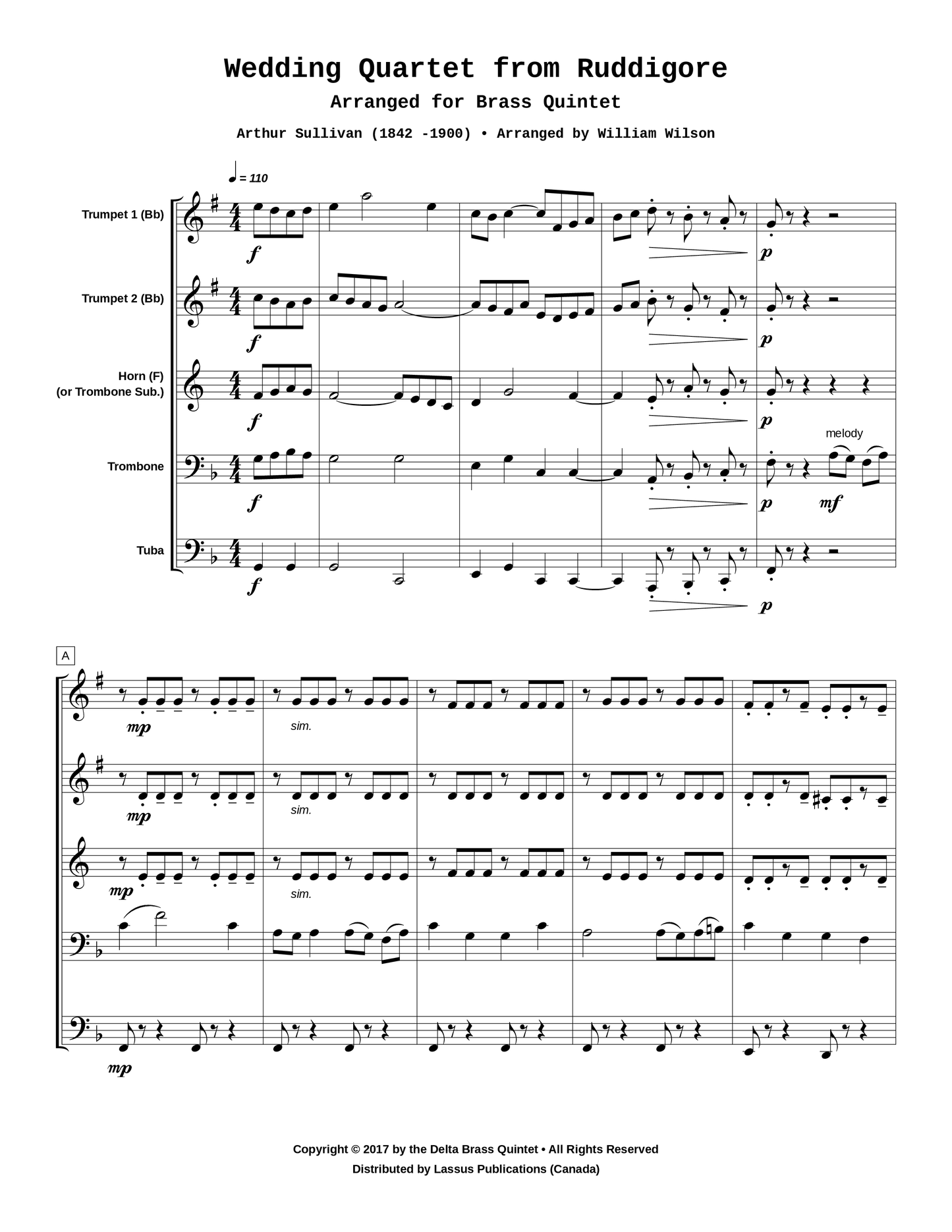 Wedding Quartet from Ruddigore