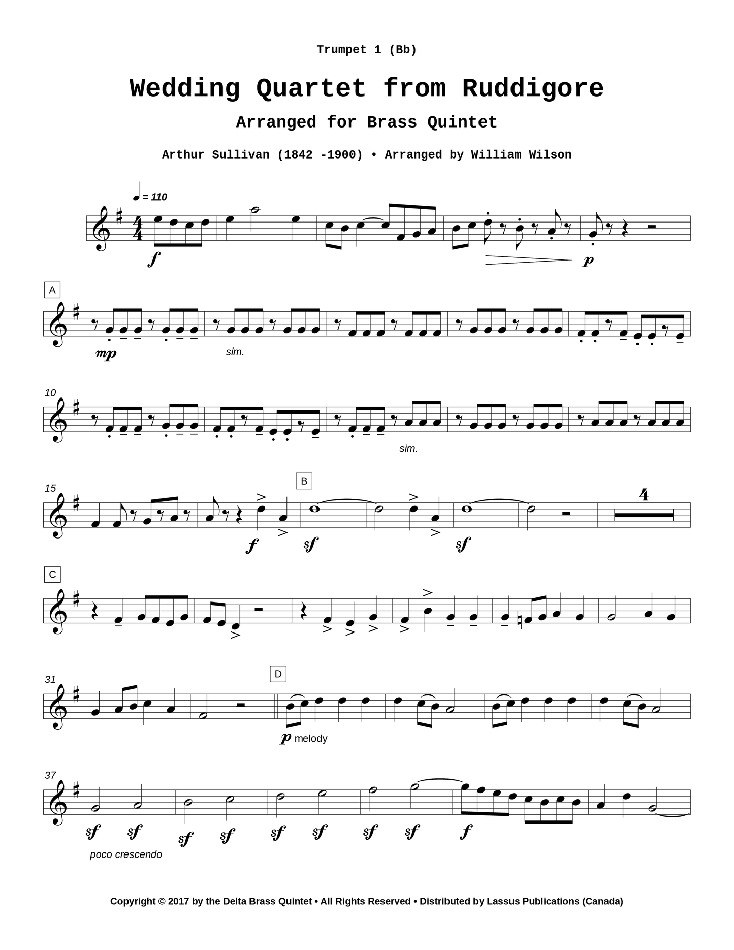 Wedding Quartet from Ruddigore