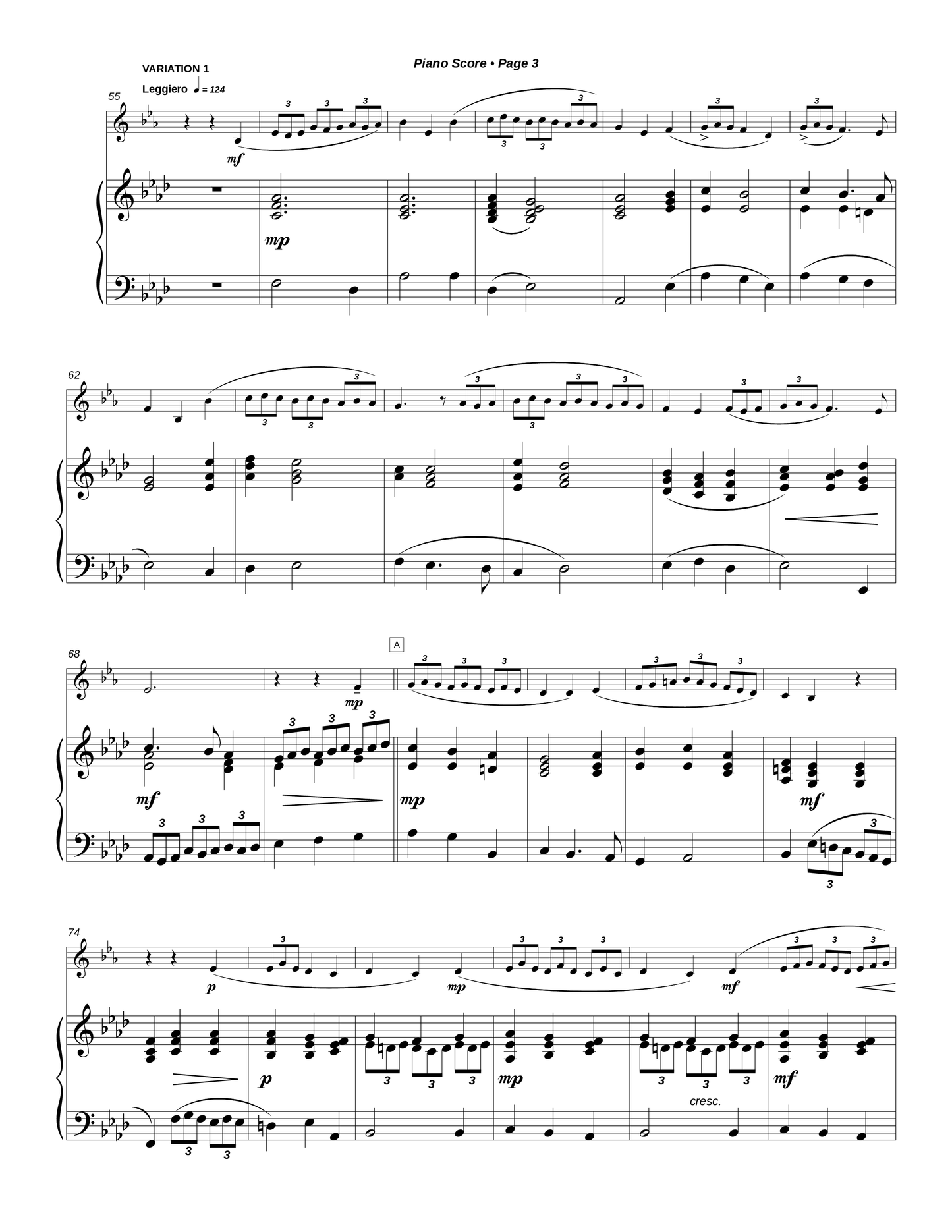 Variations on "Già il sole dal Gange"