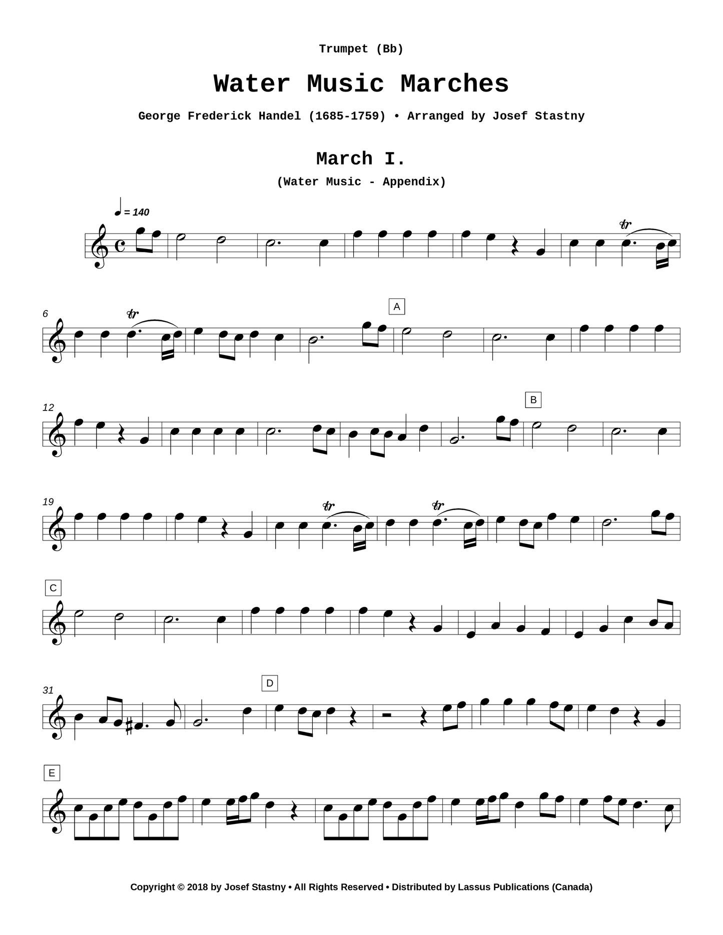 Water Music Marches