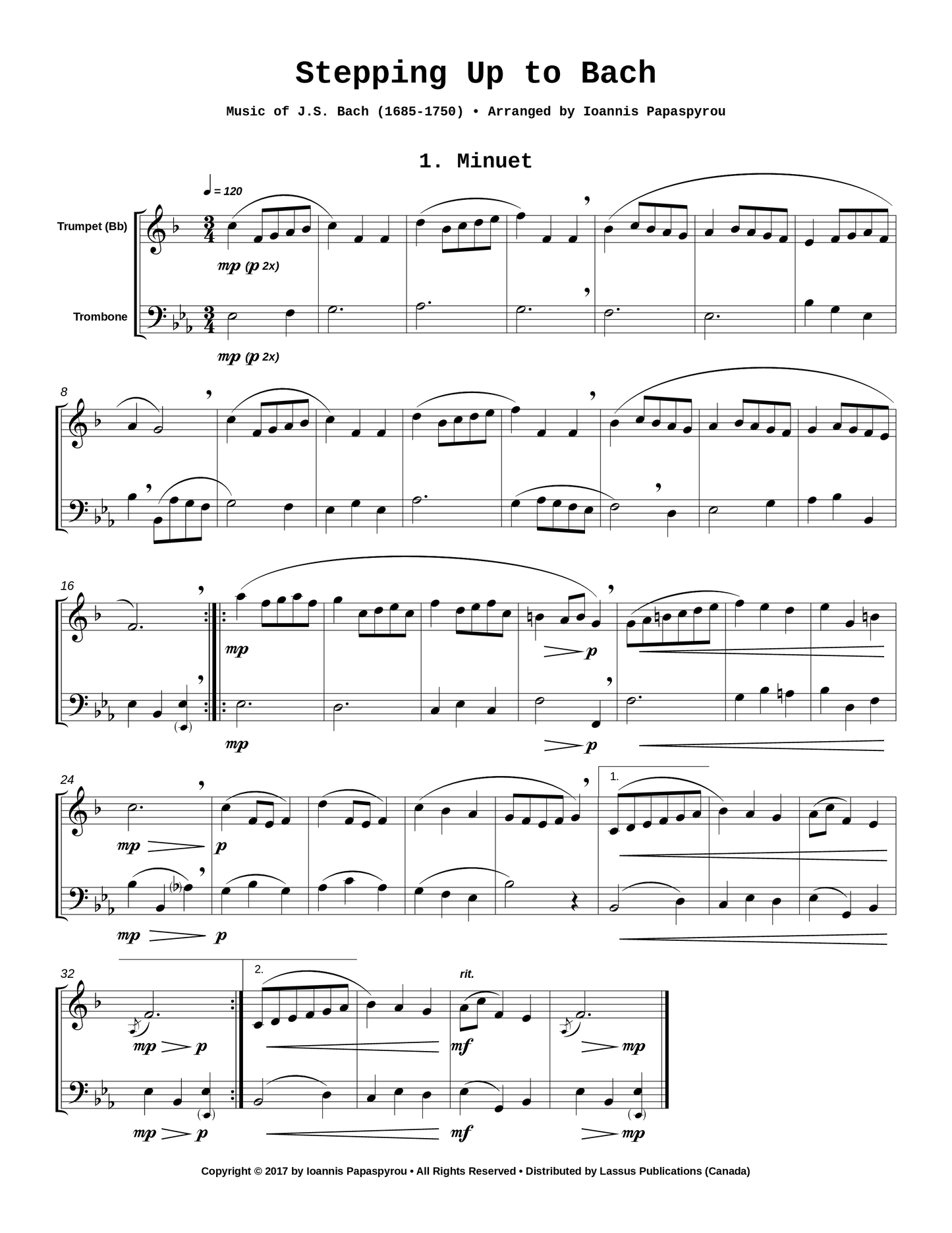 Stepping Up To Bach