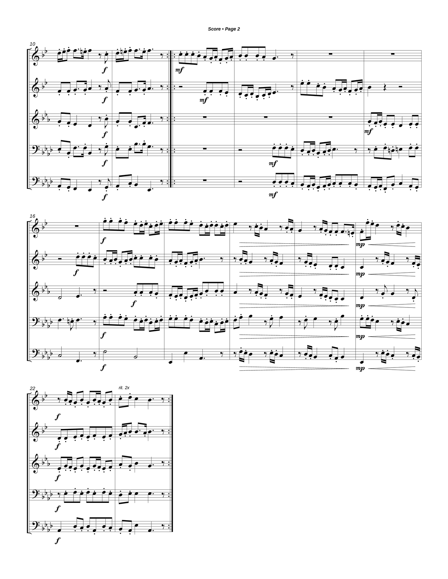 Three Pieces from Fünff-Stimmigte Blasende Music