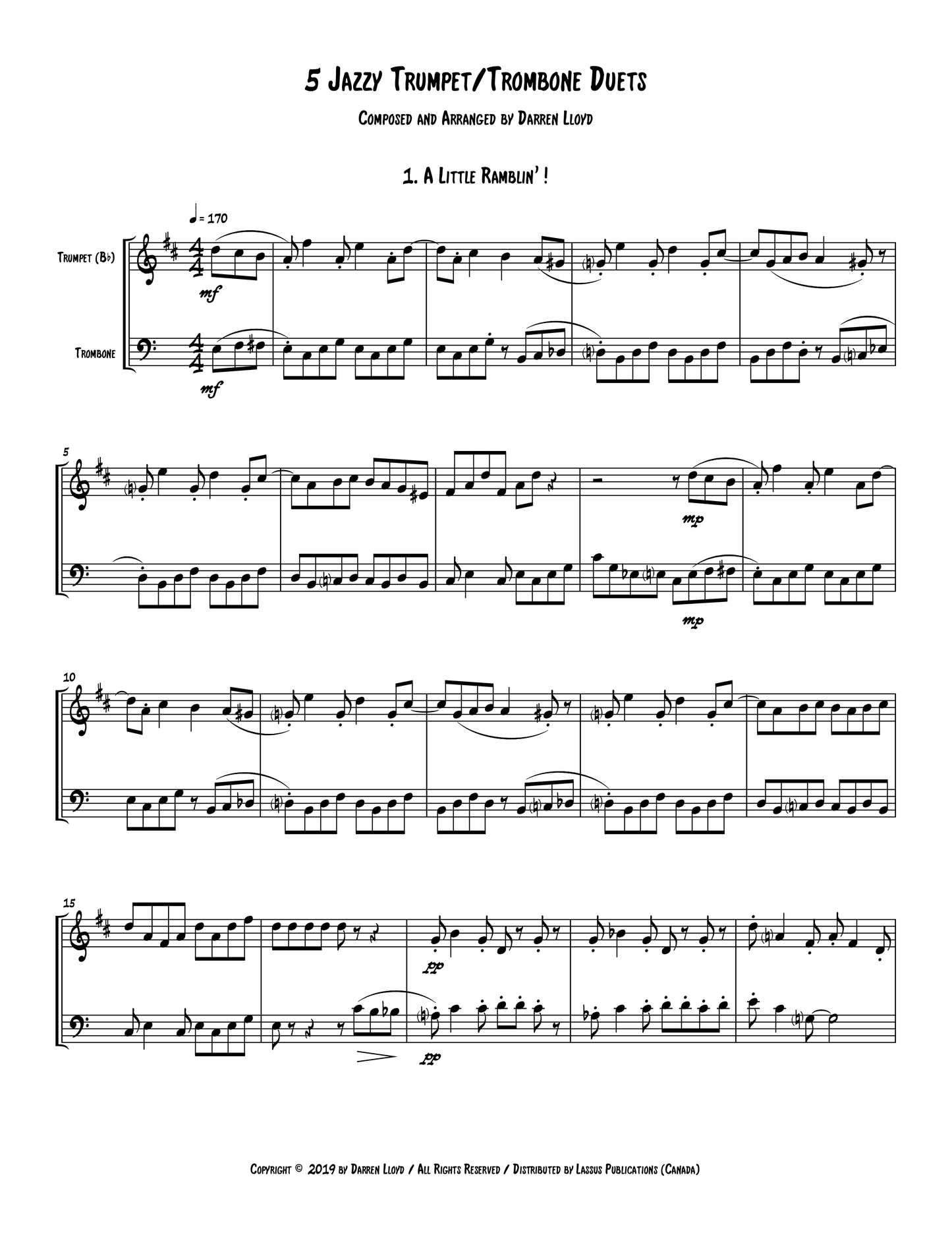 5 Jazzy Duets