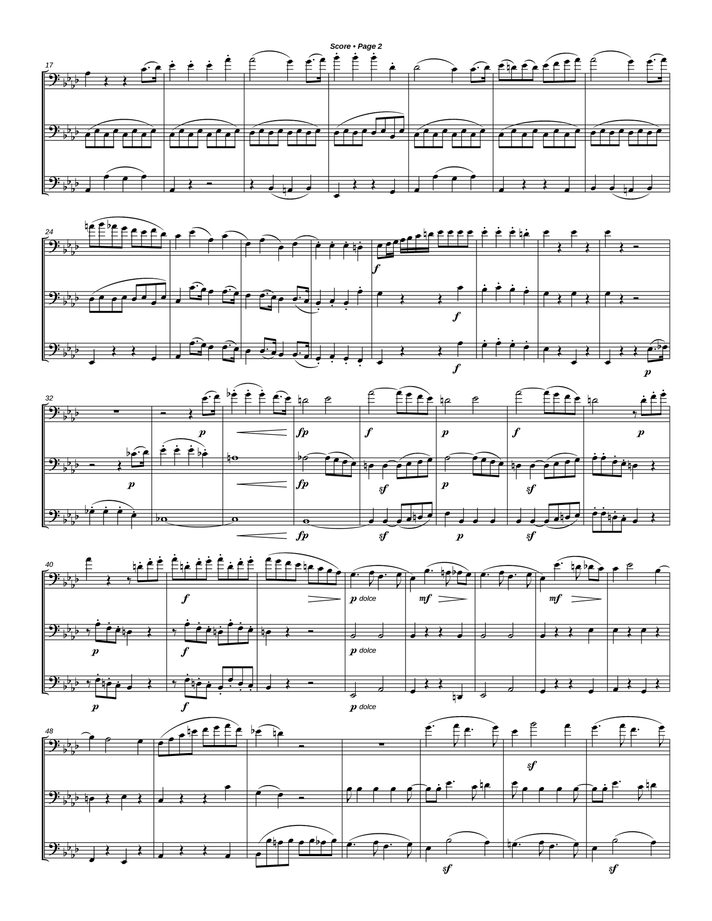 Allegro from Opus 87