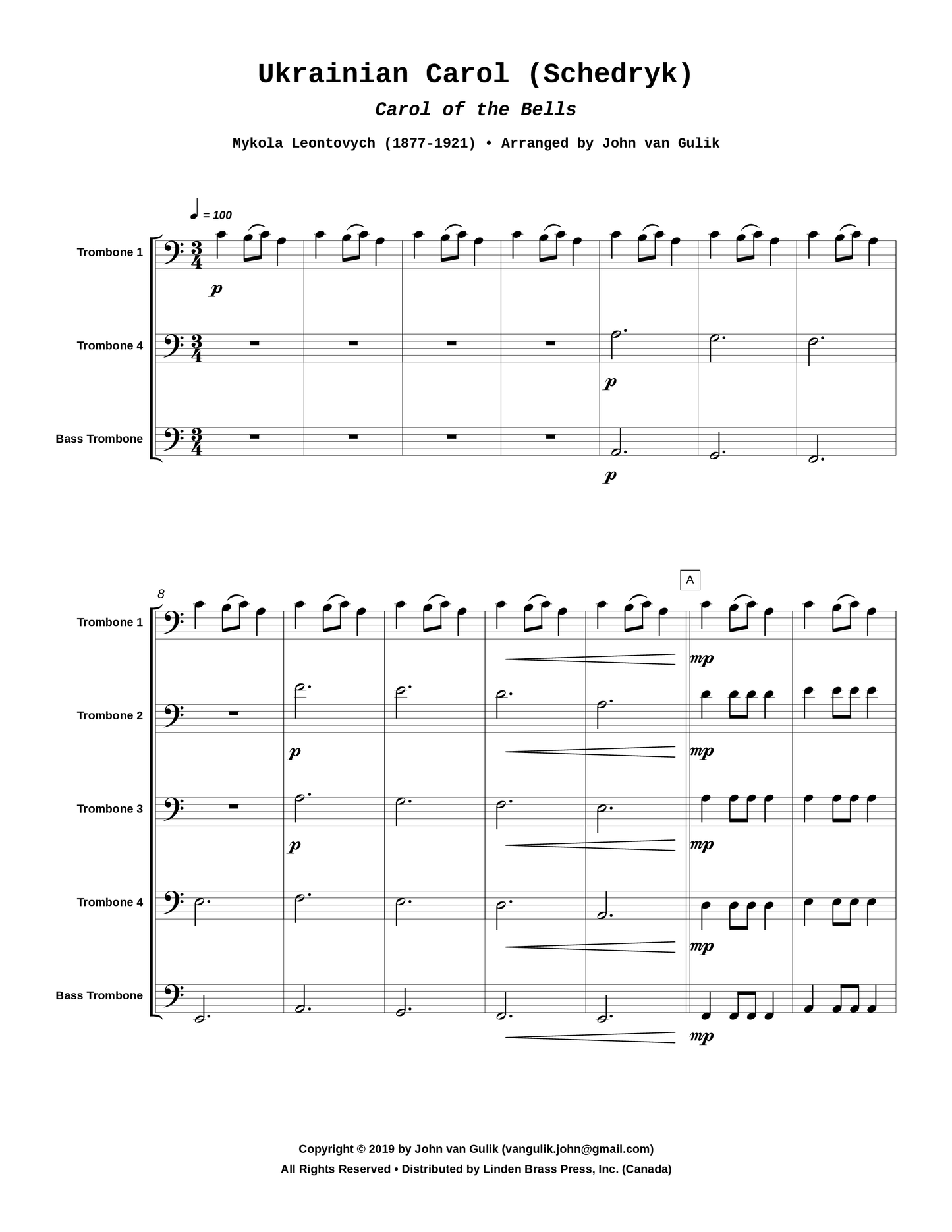 Ukrainian Carol (Schedryk)