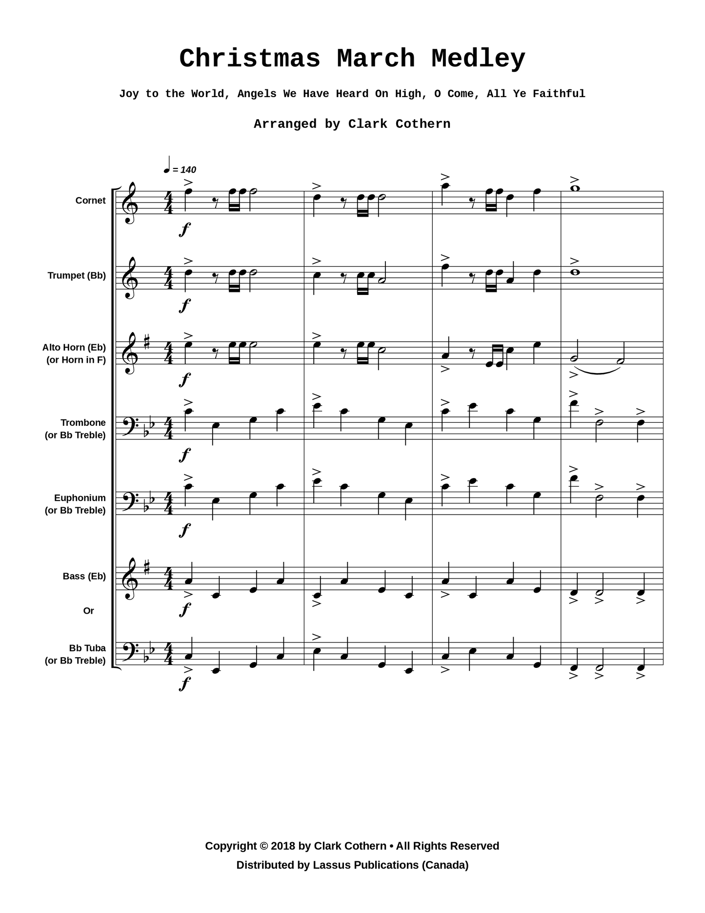 Christmas March Medley