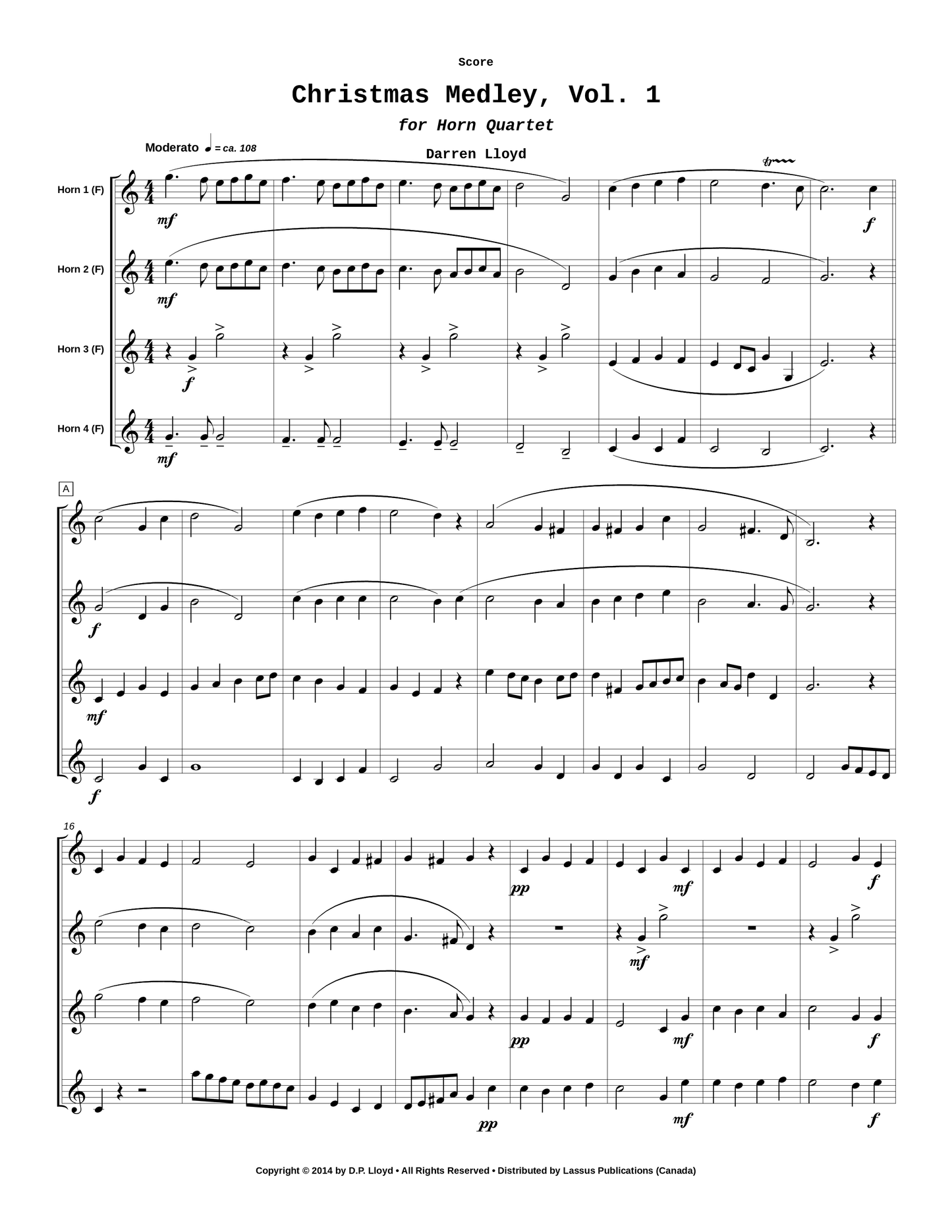 Christmas Medley, Vol. 1