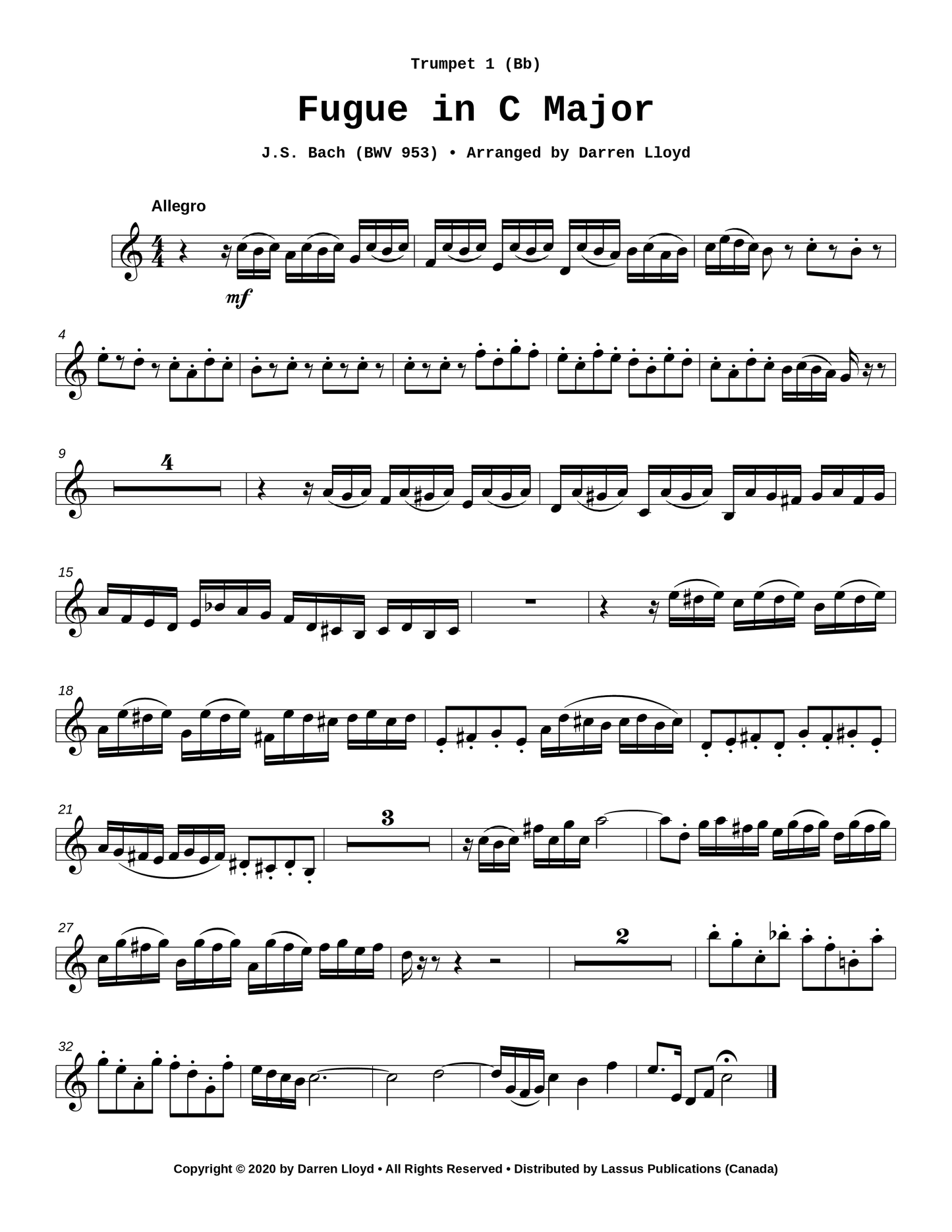 Fugue in C Major