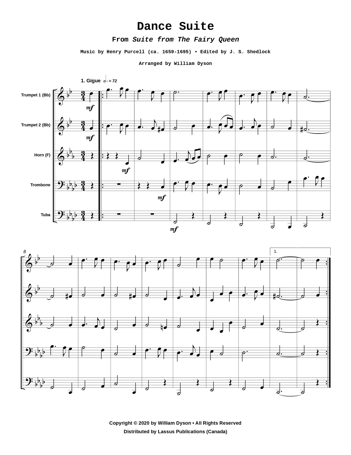 Dance Suite from The Fairy Queen
