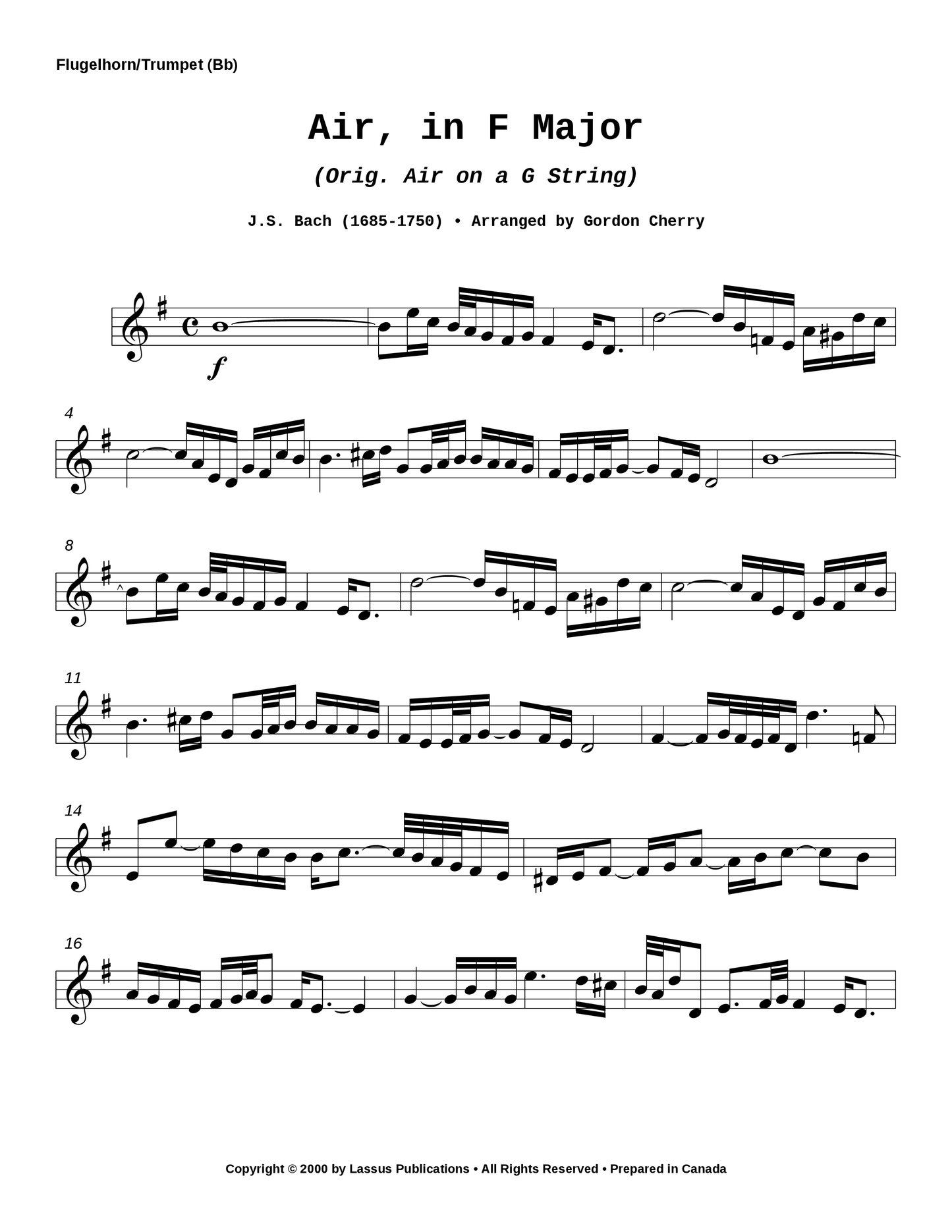 Air on a G String