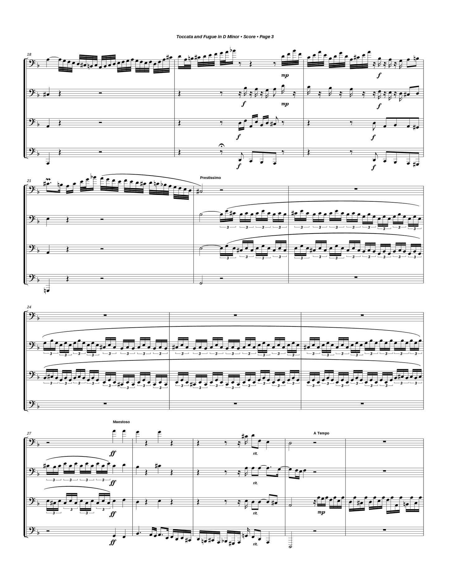 Toccata and Fugue in D minor