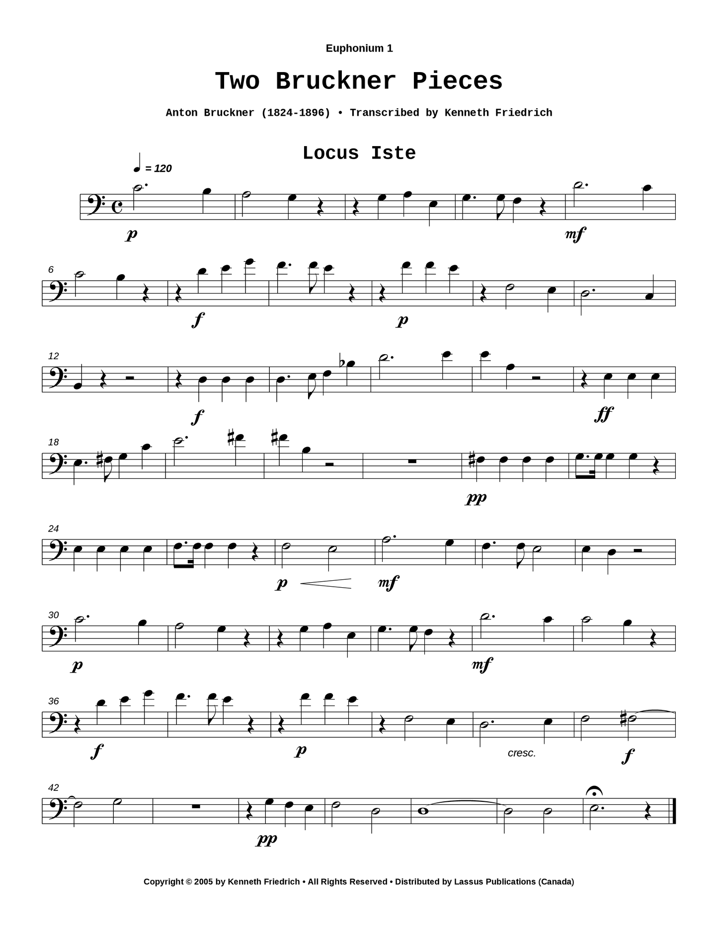 Two Bruckner Pieces